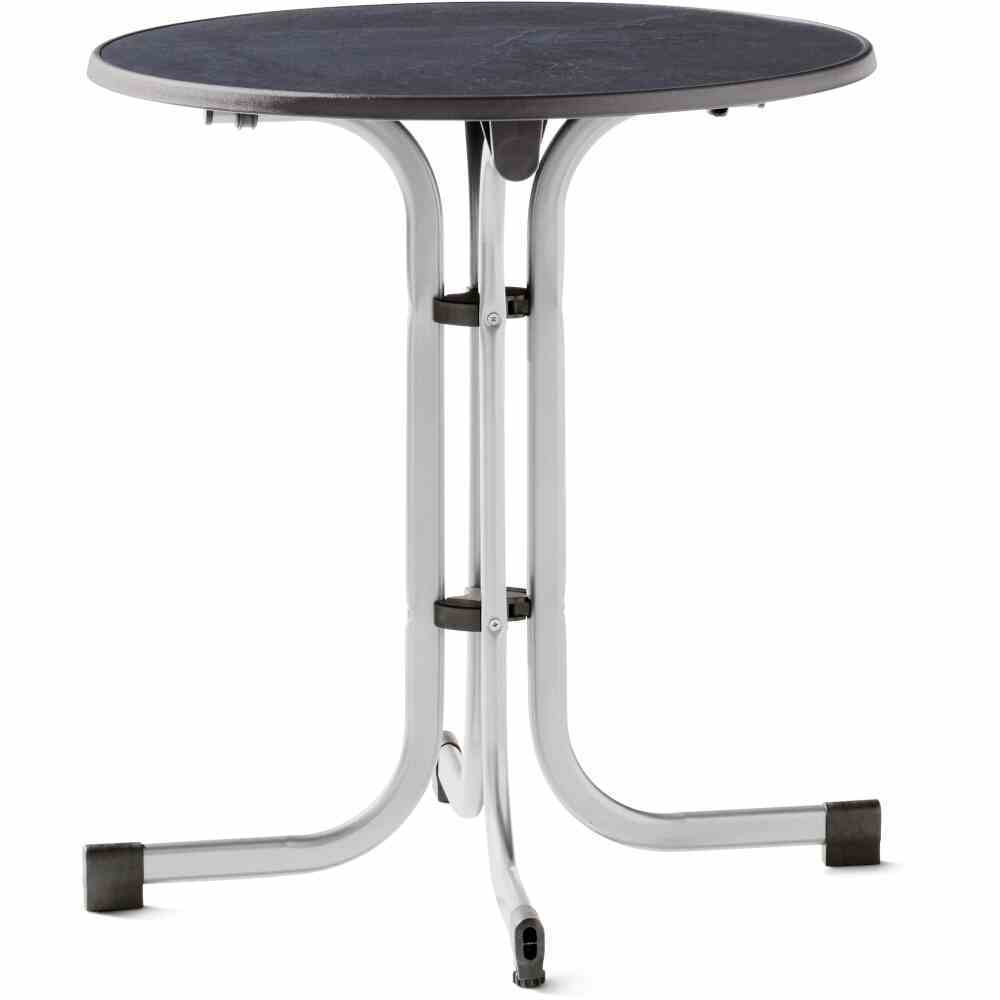 Boulevard Klapptisch - graphit - wetterfest - Ø 70 cm