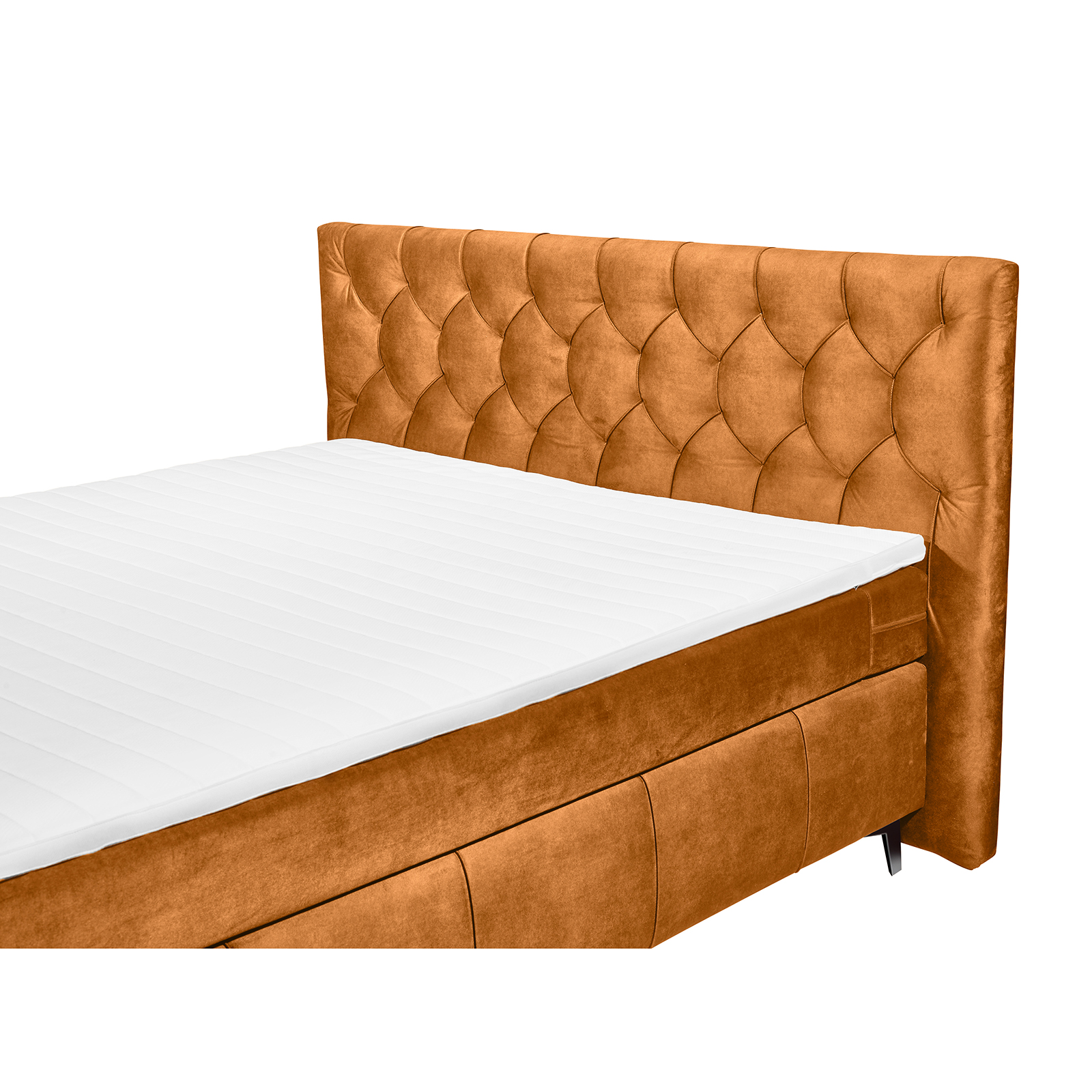  Boxspringbett - amber - Tonnentaschenfederkern - H2 - 180x200 cm
