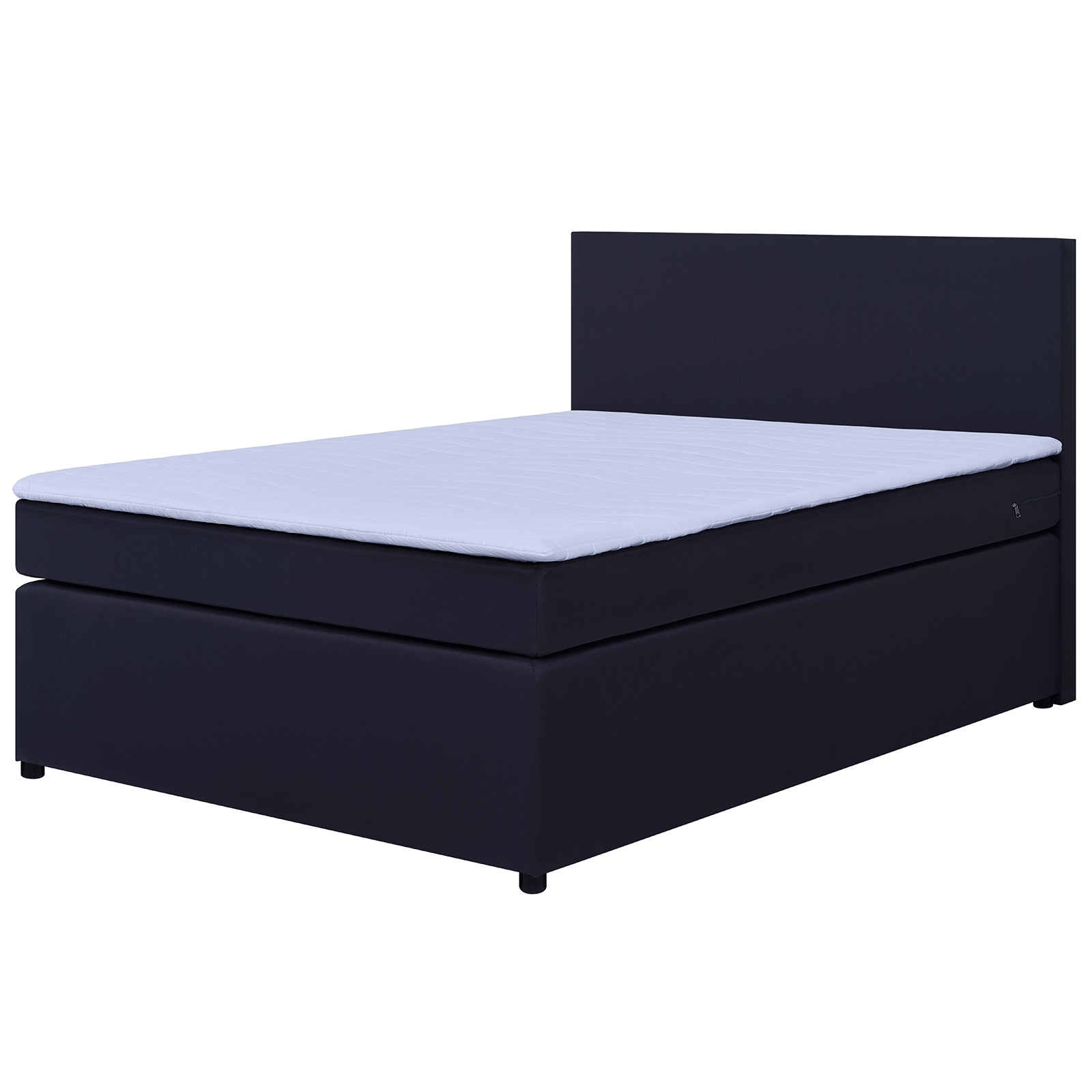 Boxspringbett - anthrazit - H3 - 140x200 cm