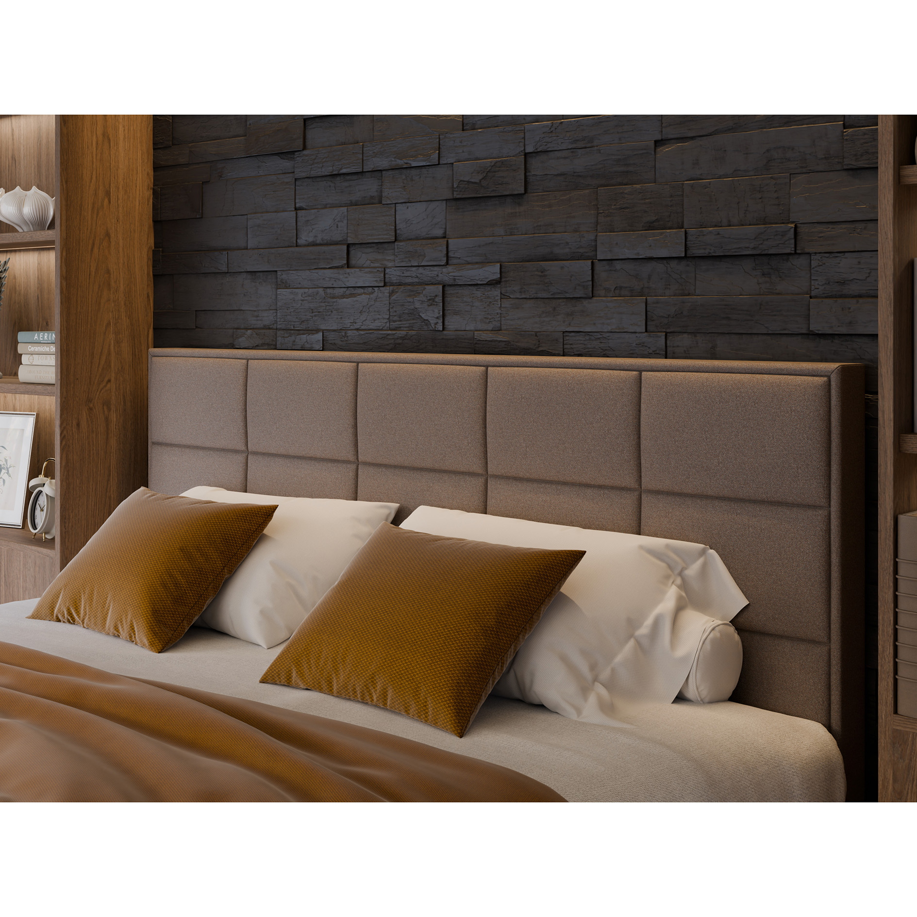Boxspringbett - beige - H3 - 160x200 cm