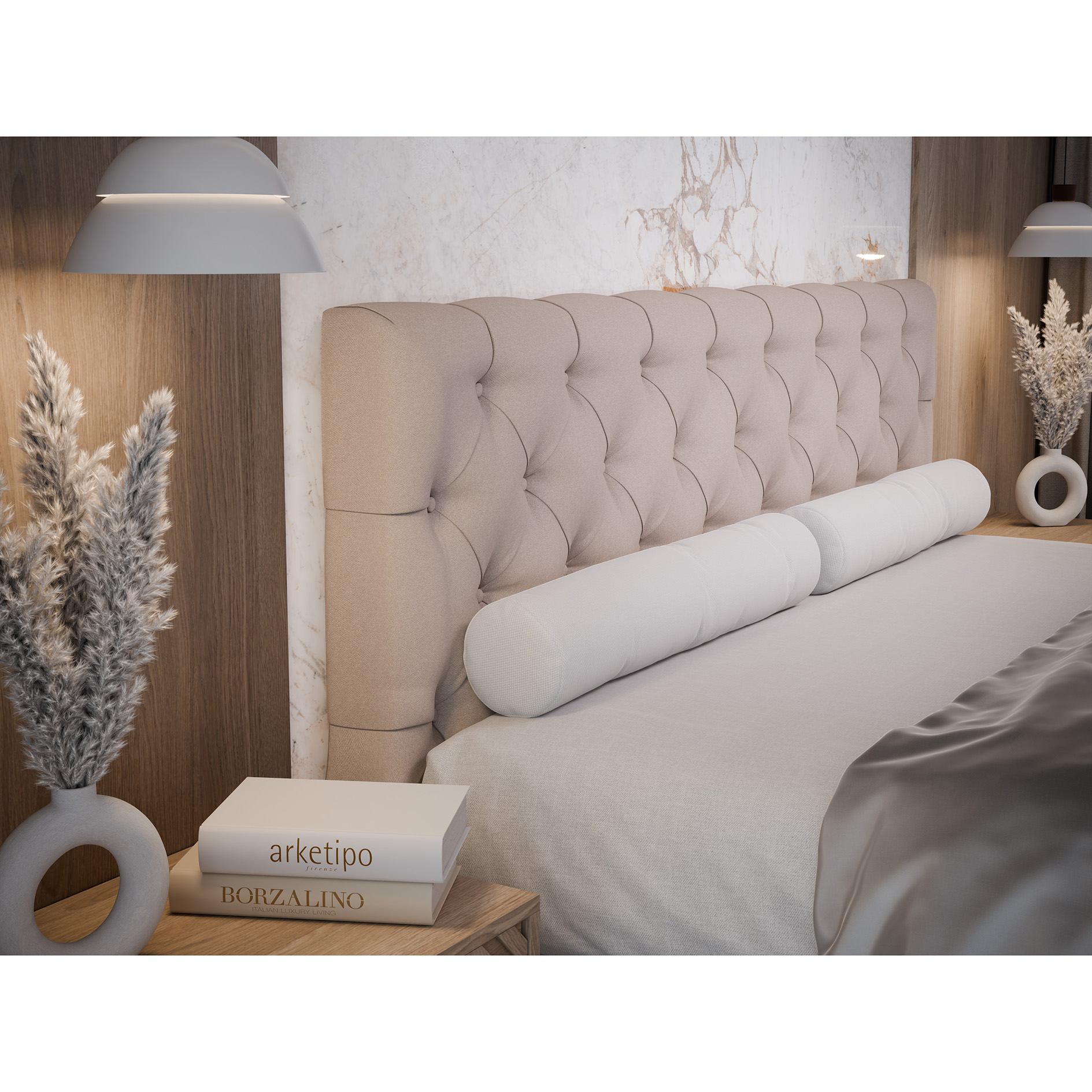 Boxspringbett - beige - H3 - 160x200 cm 