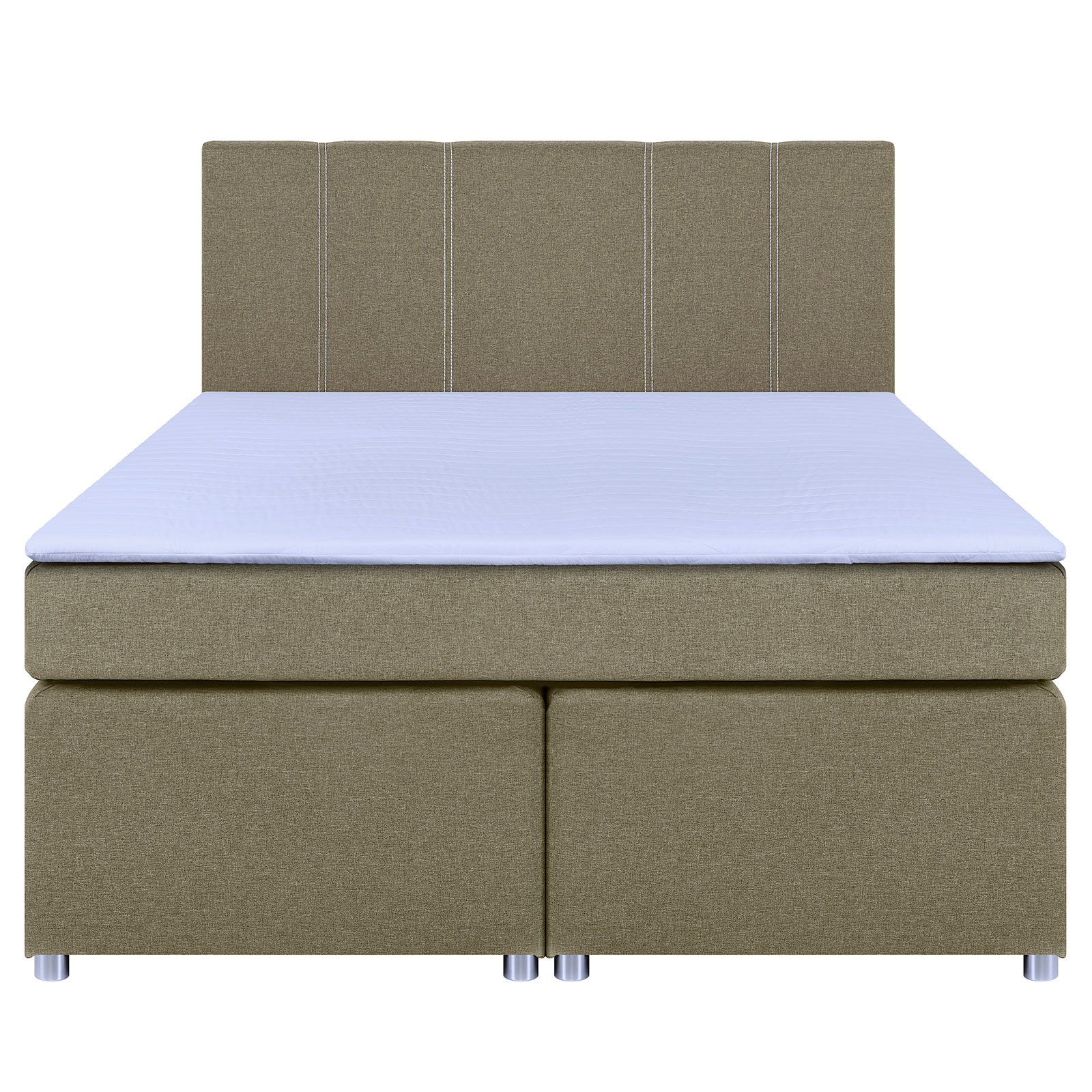 Boxspringbett - beige - H3 - Bonell-Federkern - 140x200 cm