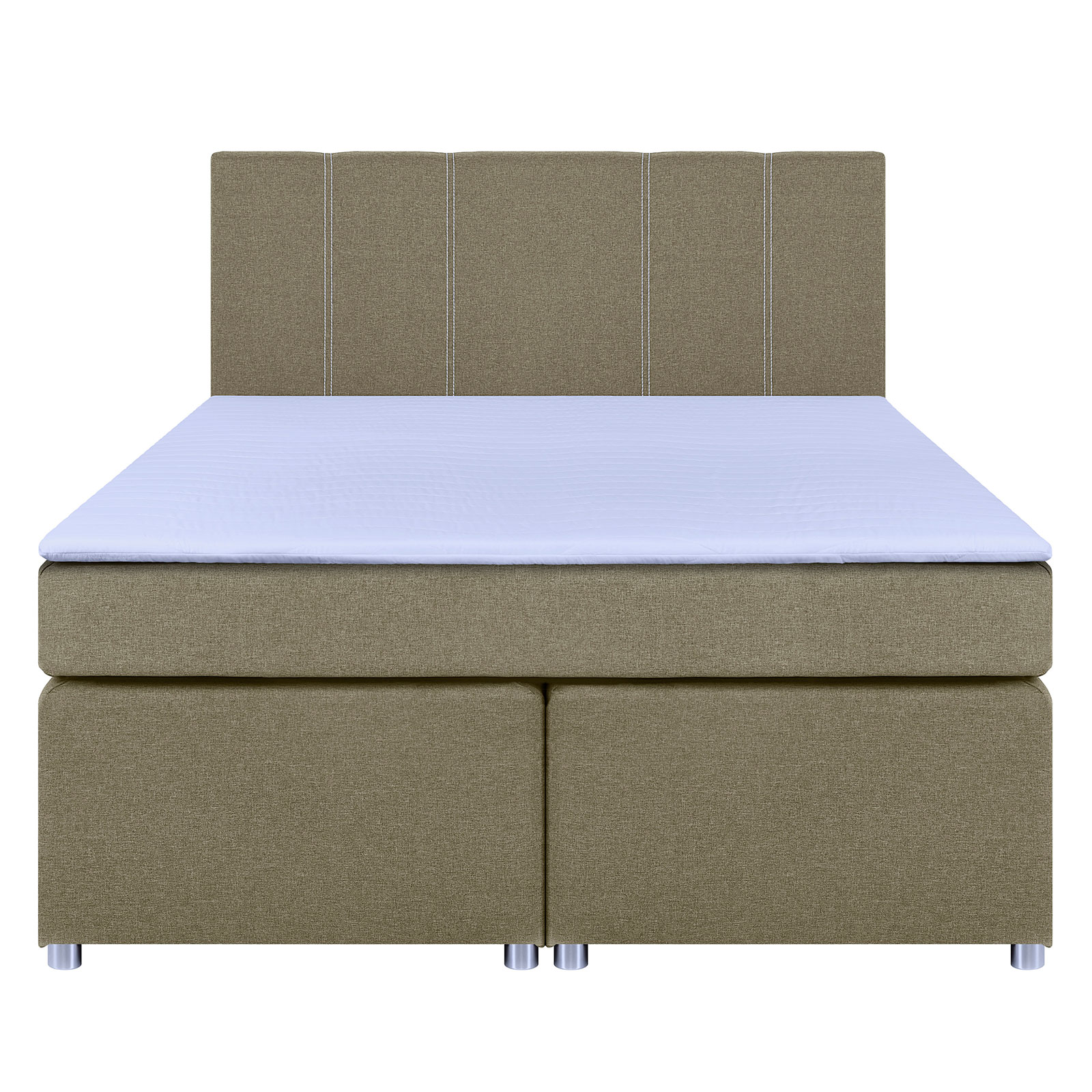 Boxspringbett - beige - H3 - Bonell-Federkern - 160x200 cm