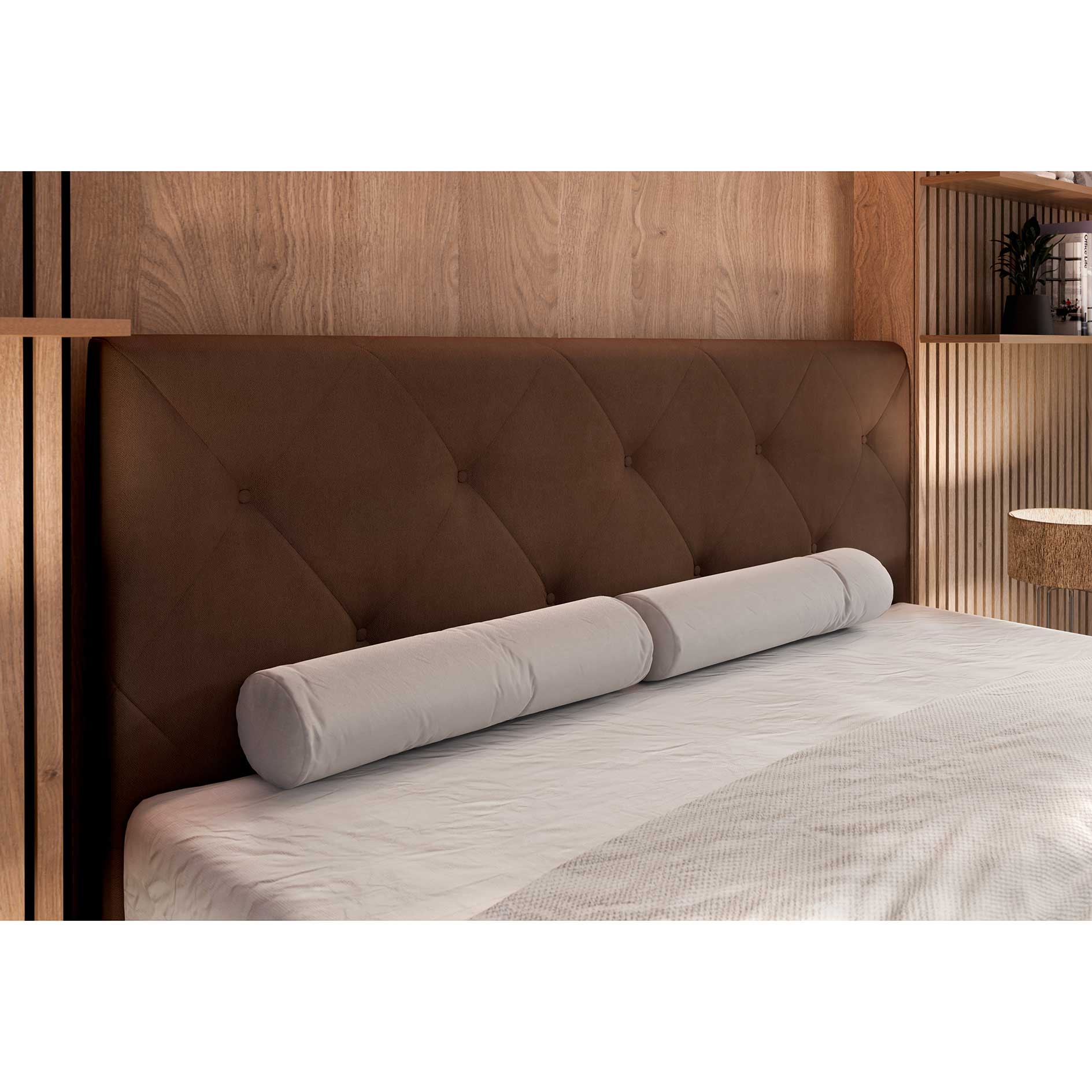 Boxspringbett - braun - H3 - mit Bettkasten - 180x200 cm