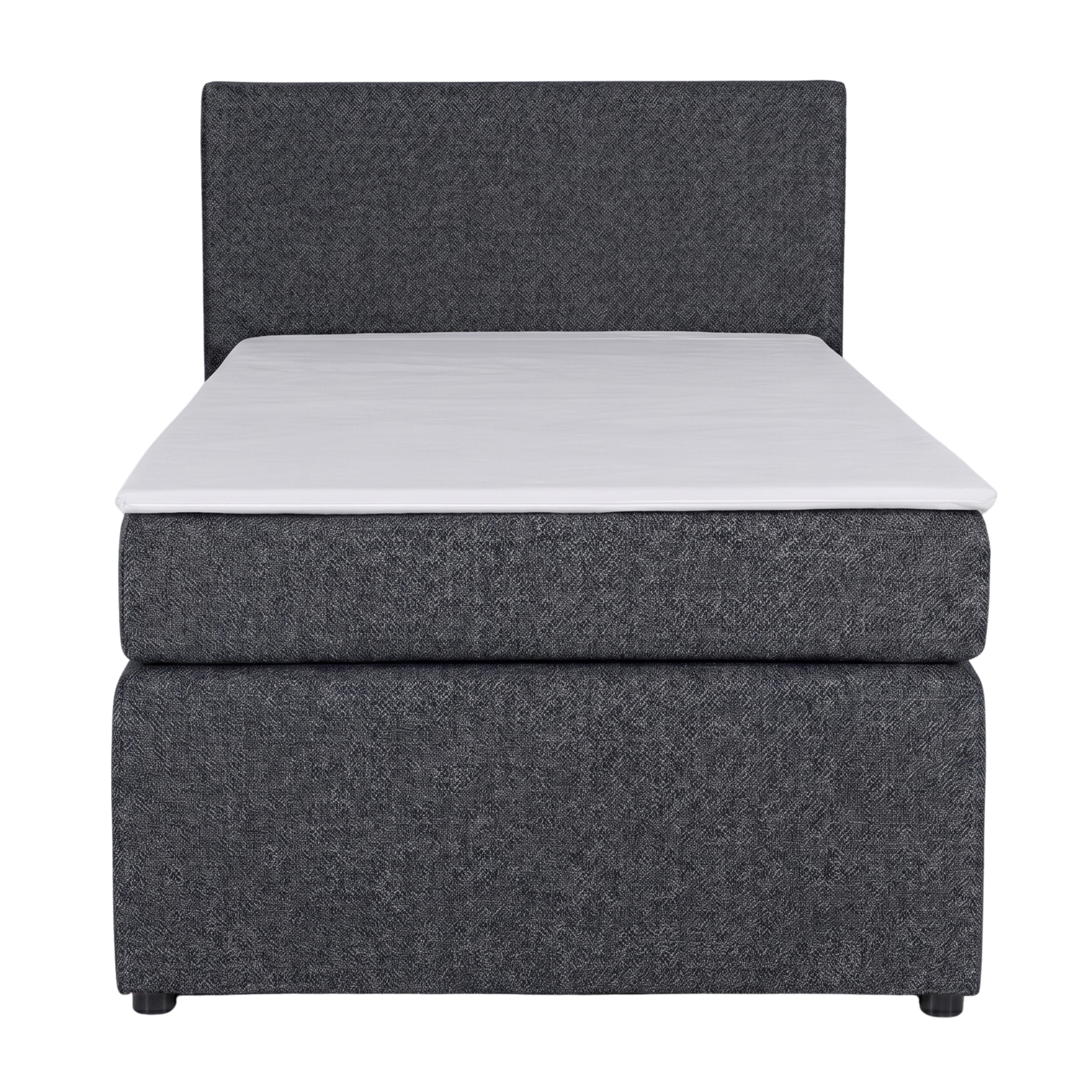 Boxspringbett - grey - H3 - 90x200 cm 