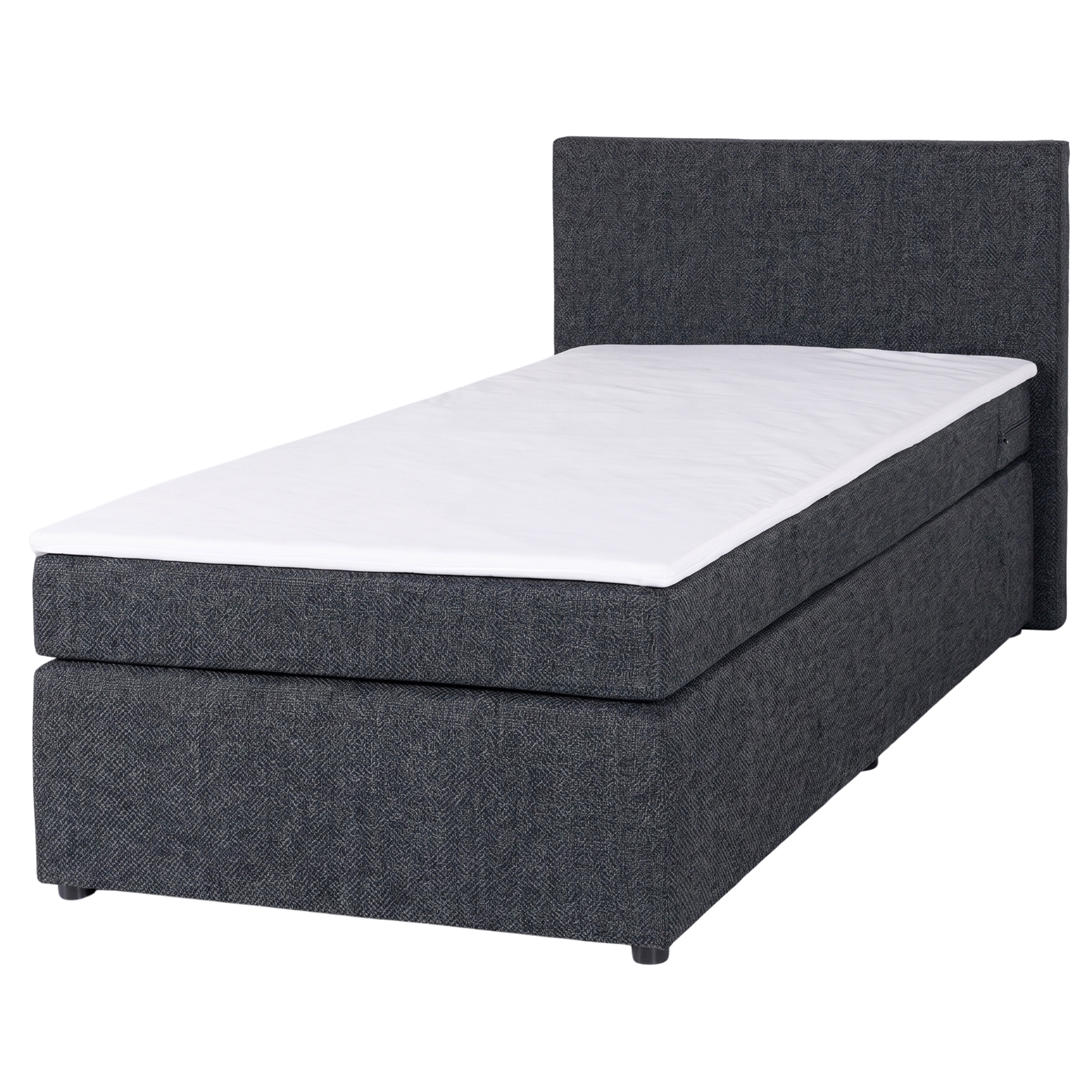 Boxspringbett - grey - H3 - 90x200 cm