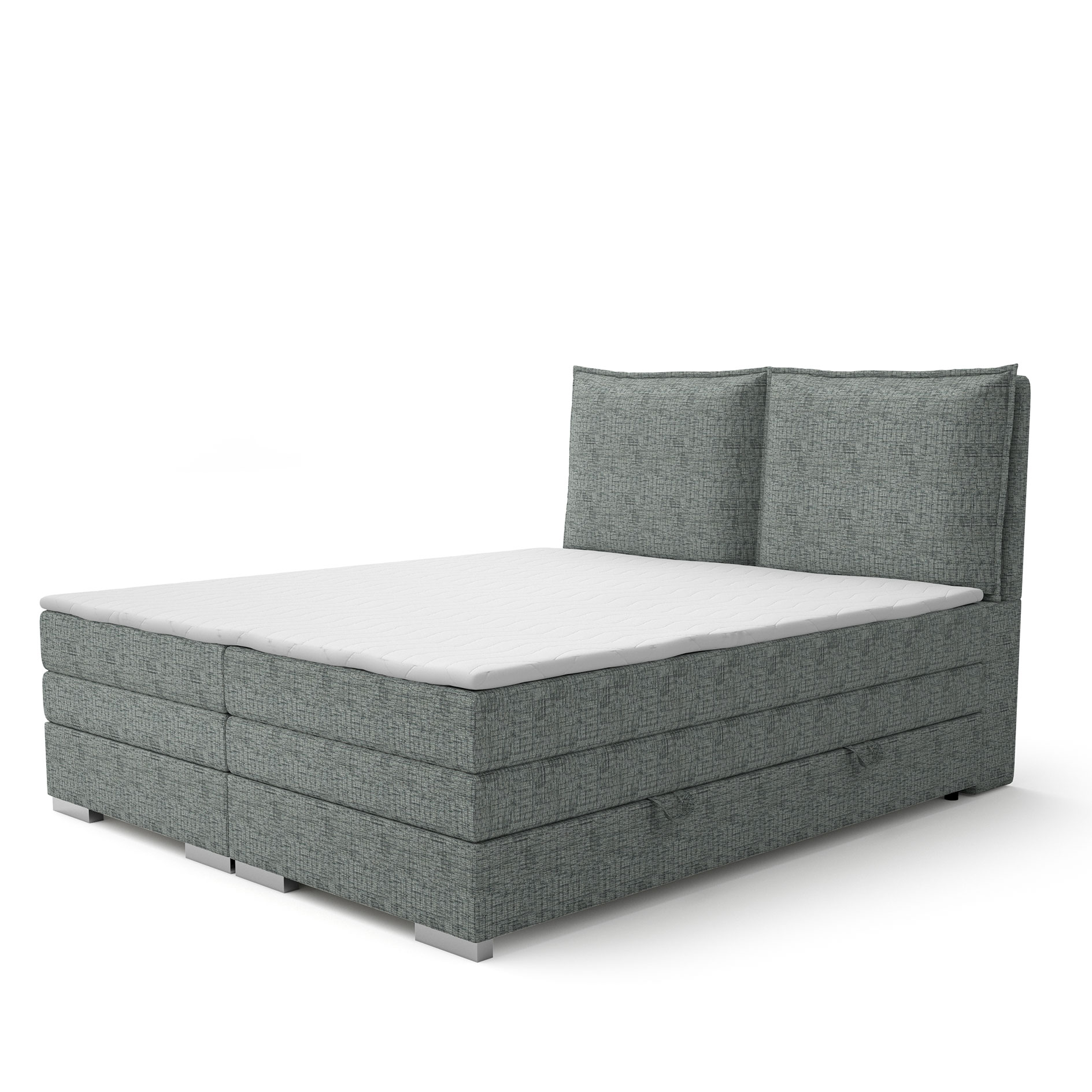 Boxspringbett - mouse - H3 - 140x200 cm