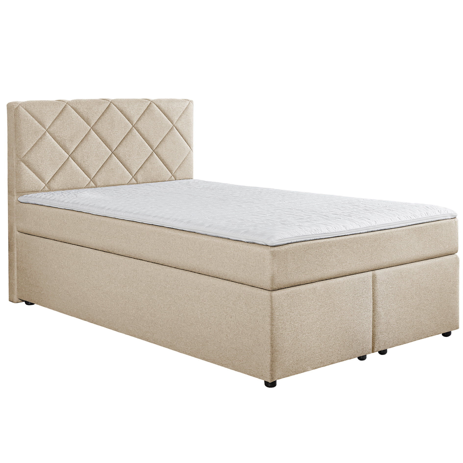 Boxspringbett - natur - Universalhärtegrad - 140x200 cm