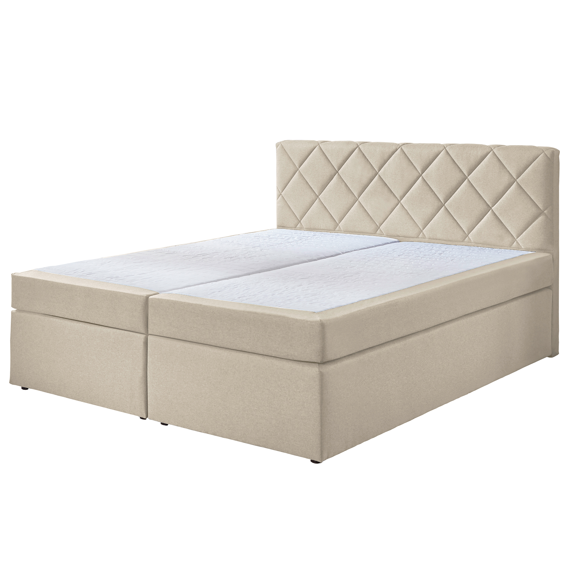 Boxspringbett - natur - Universalhärtegrad - 160x200 cm