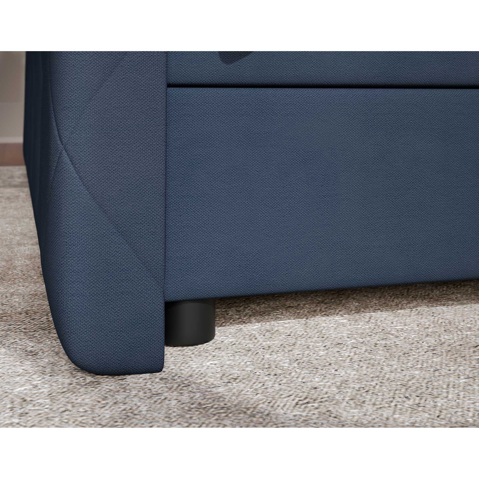 Boxspringbett - navi - H3 - mit Bettkasten - 180x200 cm