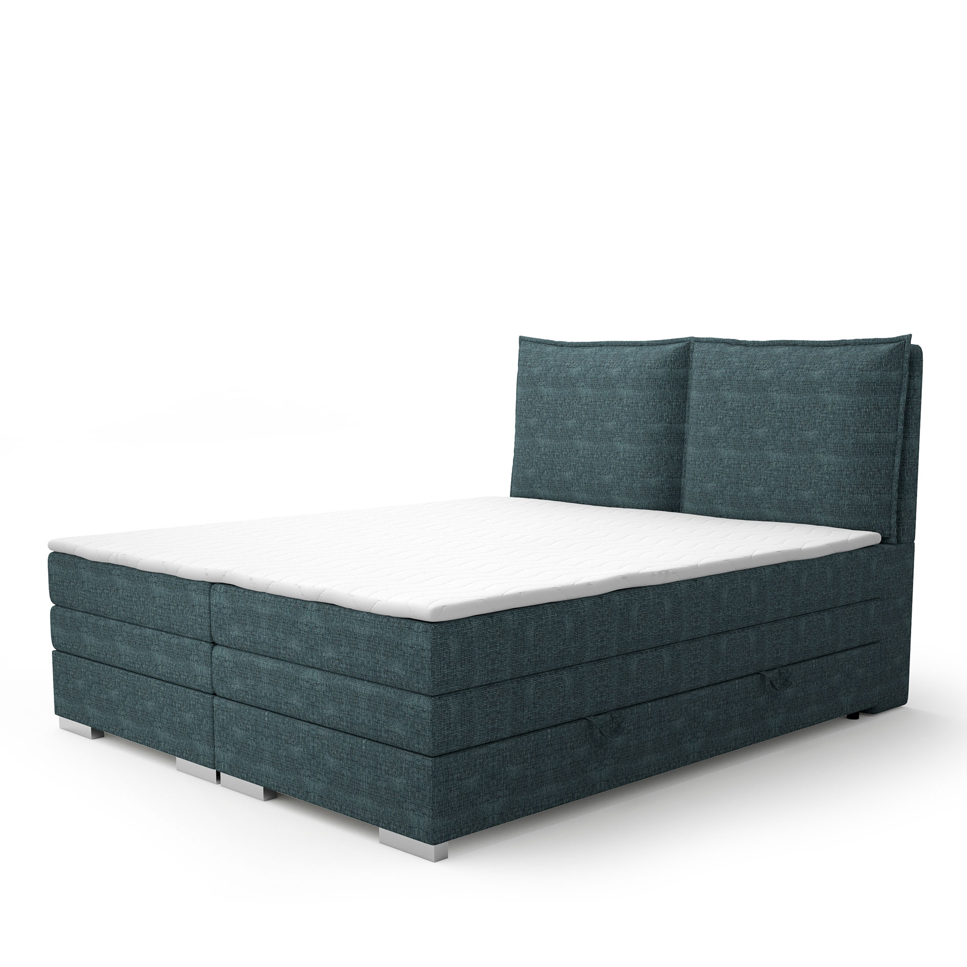 Boxspringbett - ocean - H3 - 140x200 cm