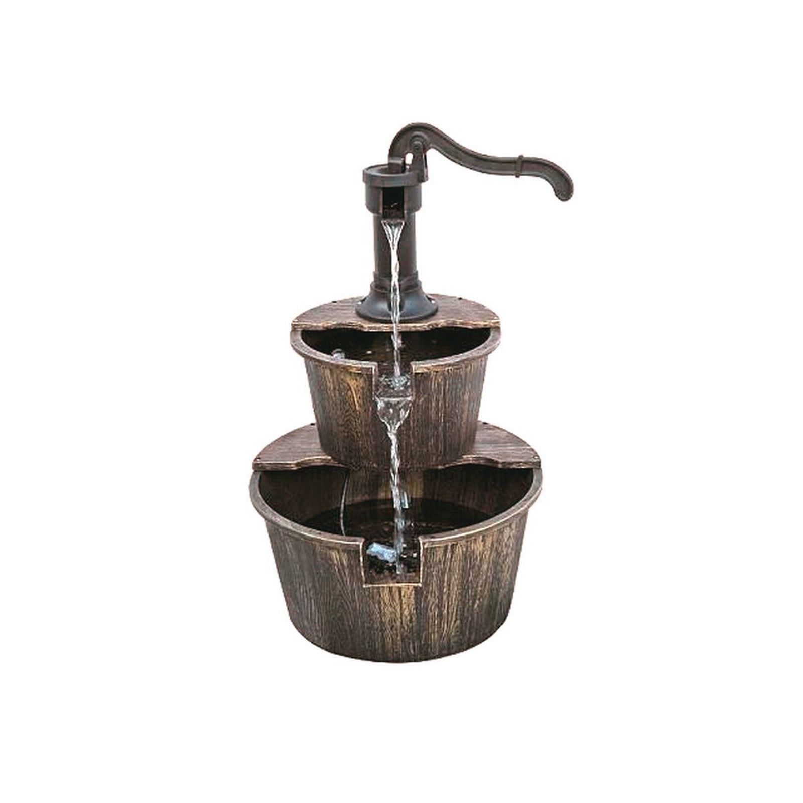Brunnen THALASSO - Holzoptik - Ø 47 cm
