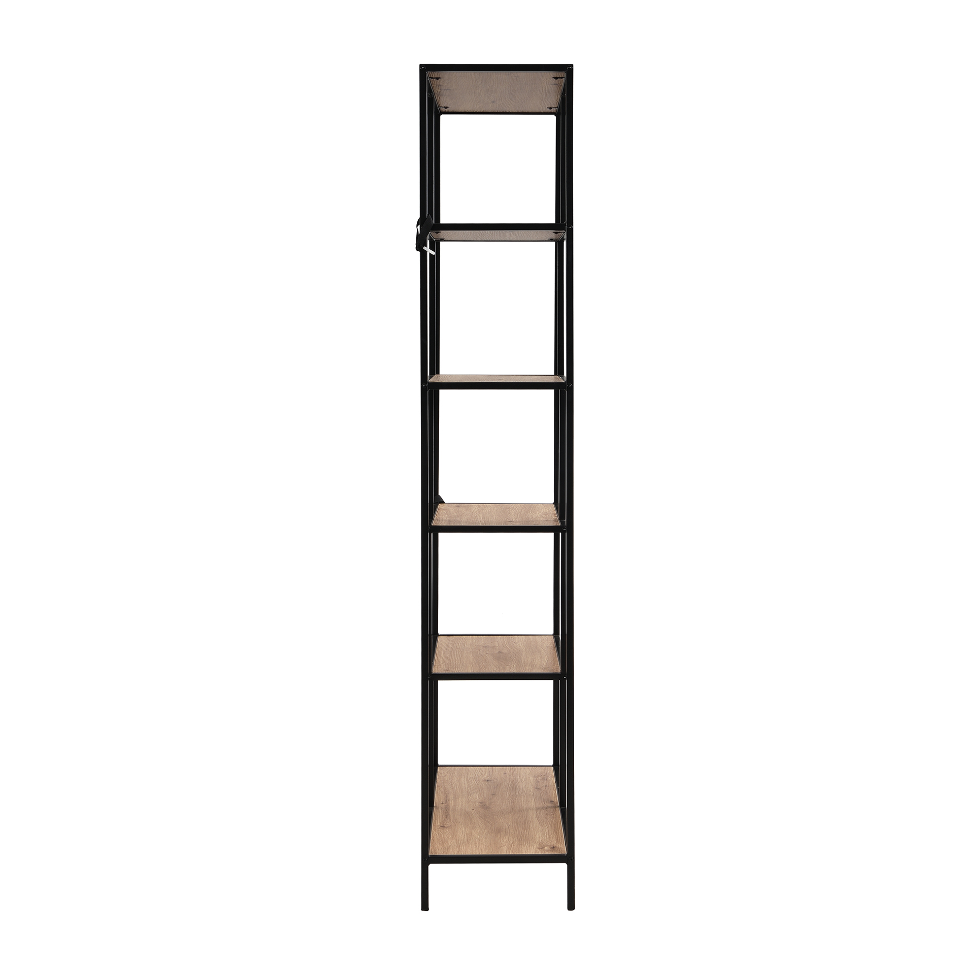 Bücherregal - Artisan Eiche - schwarz - 6 Einlegeböden