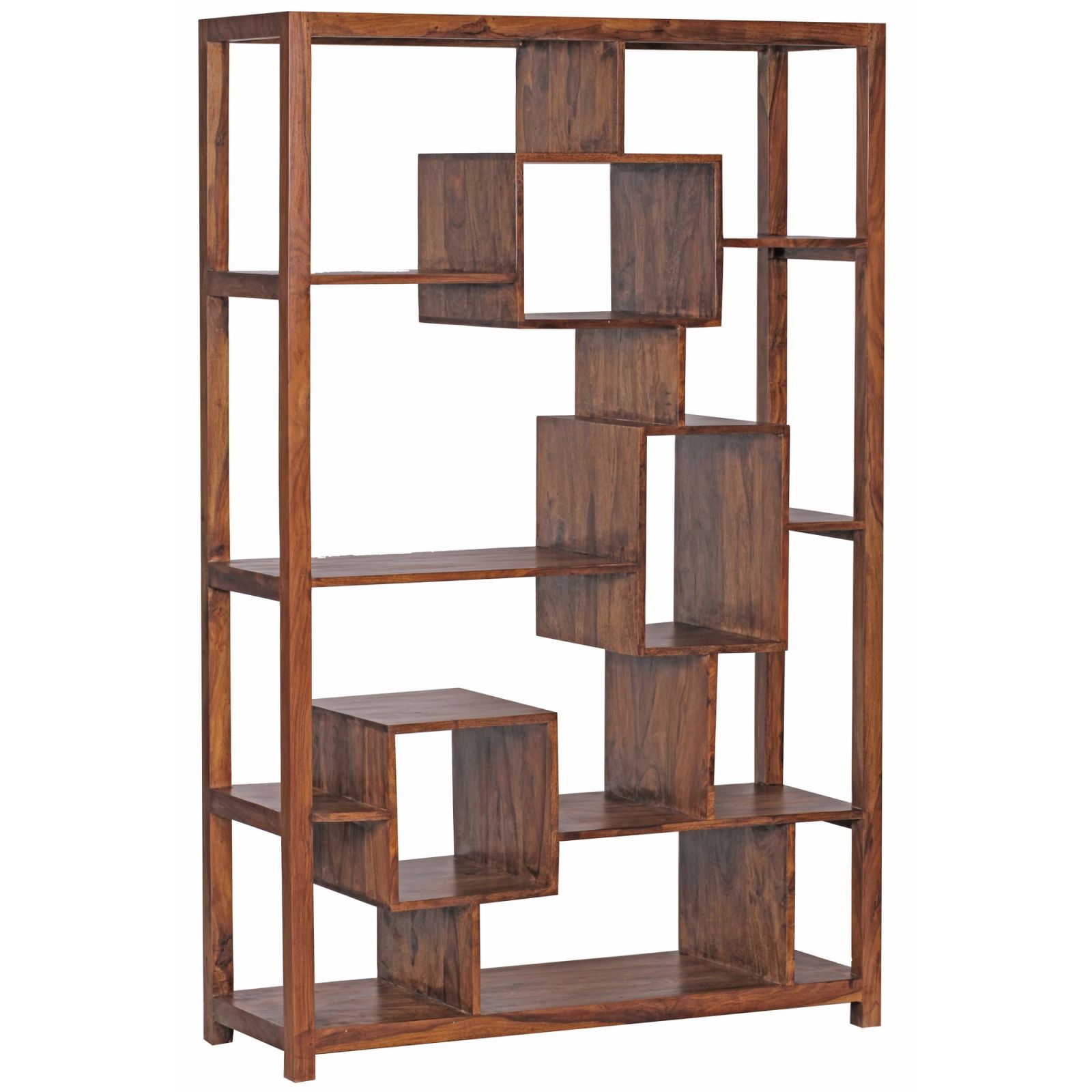 Bücherregal - Sheesham - Massivholz - 180 cm hoch