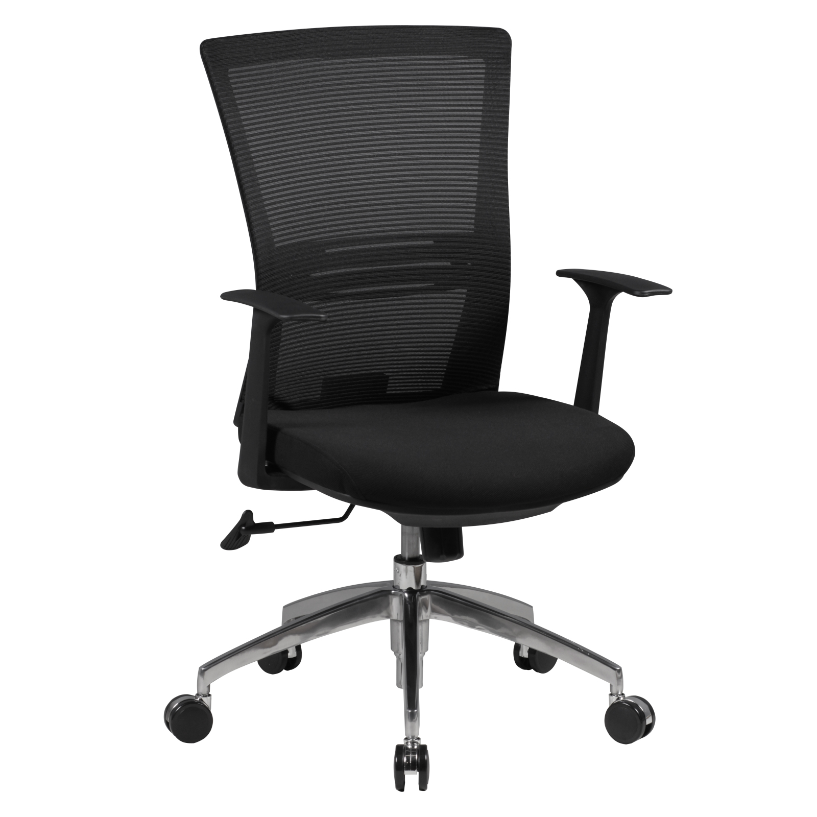 Bürostuhl - schwarz - Wippfunktion - höhenverstellbar
