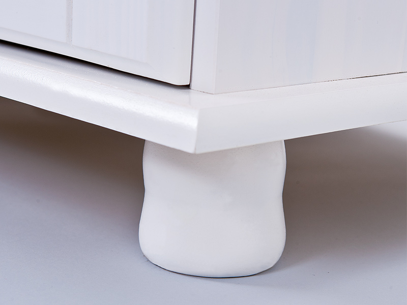 Buffet VALENCIA - weiß - Massivholz - 198 cm