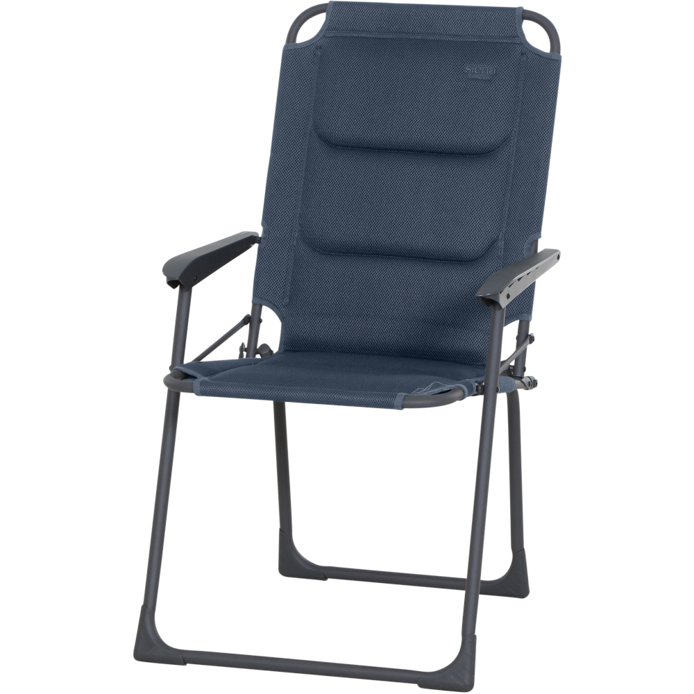 Campingstuhl PREMIUM - dunkelblau - klappbar