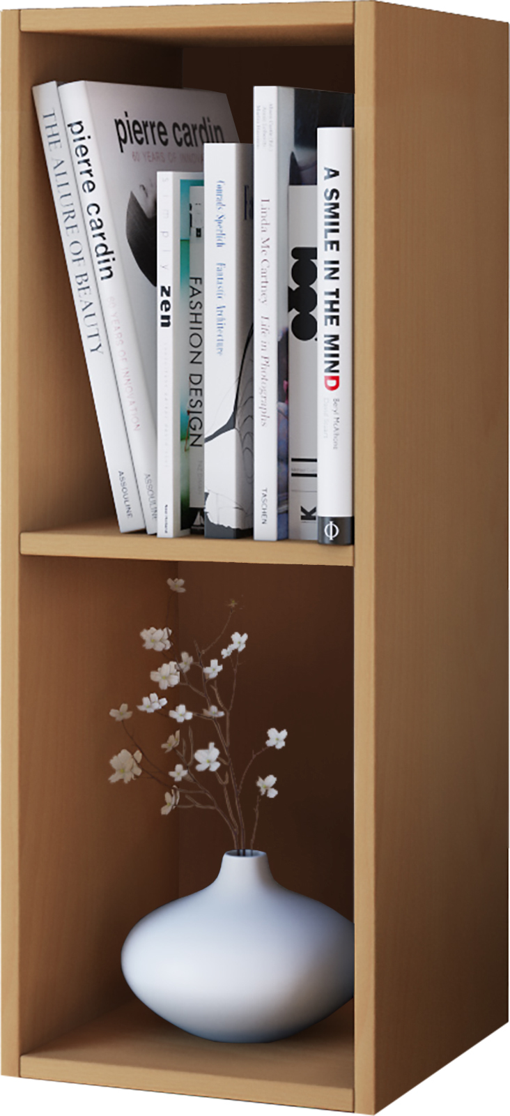 CD/DVD-Sammel-Regal MENDAS - Buche - 2-Fach - 72 cm hoch