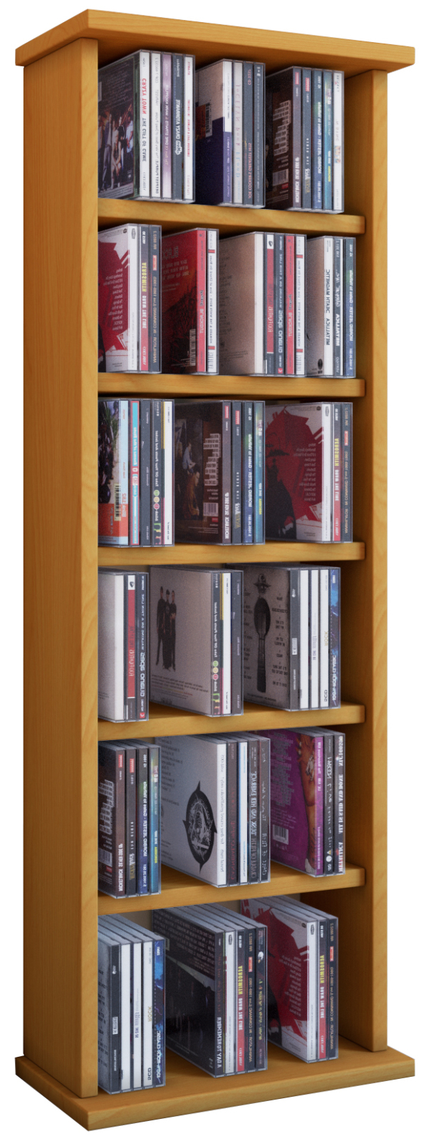 CD-Regal - Buche - 31 cm breit - für 150 CDs