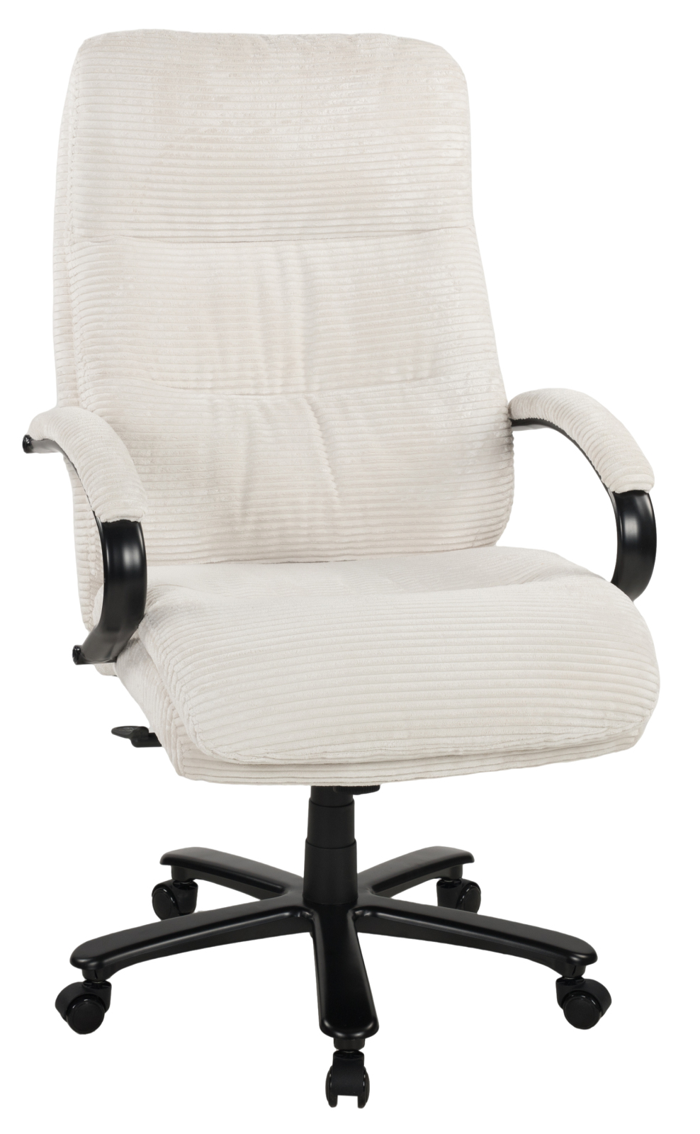 Chefsessel - creme - Cord - Federkern