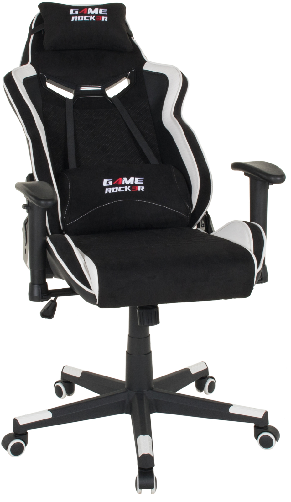 Chefsessel GAME-ROCKER G-30 - schwarz-weiß - 2D-Armlehnen