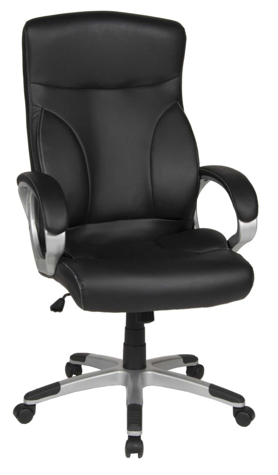 Chefsessel - schwarz - Lederoptik