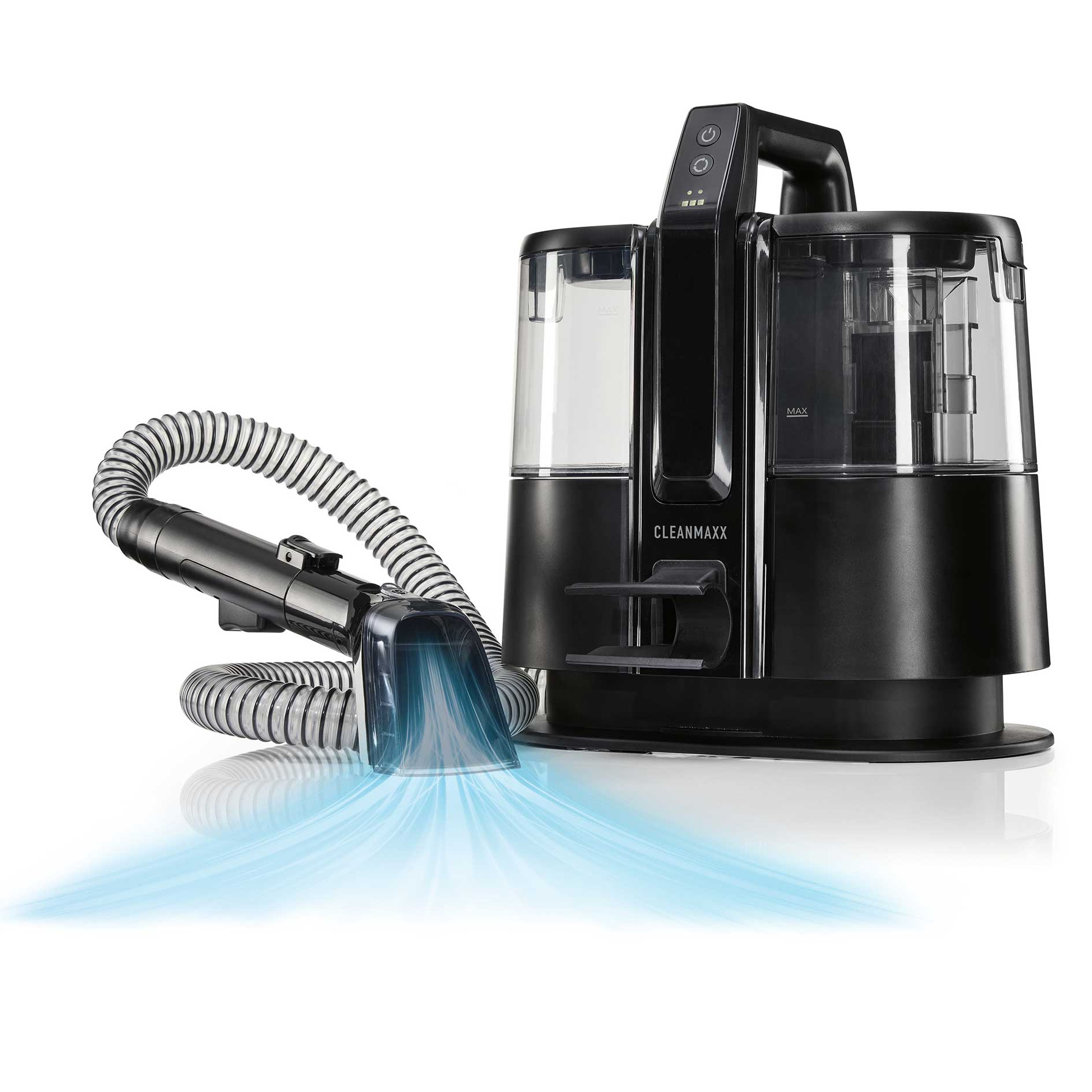 CLEANMAXX Akku-Polster- & Teppichreiniger 30077 - schwarz