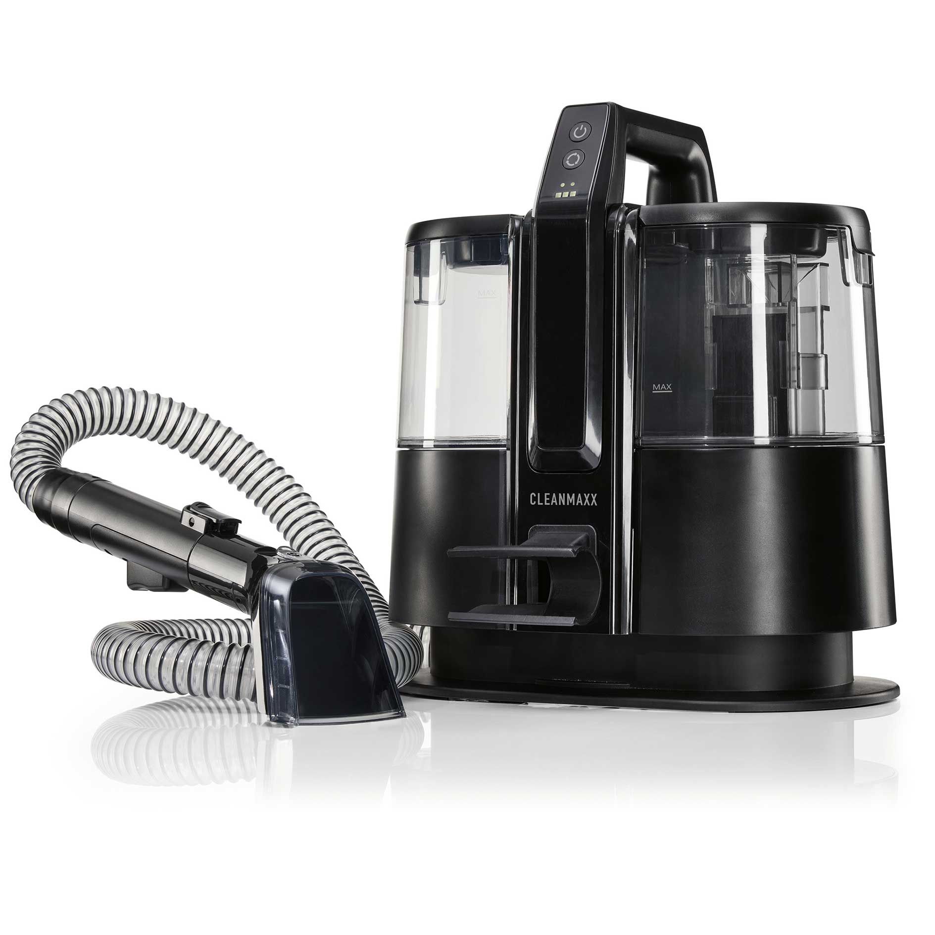 CLEANMAXX Akku-Polster- & Teppichreiniger 30077 - schwarz