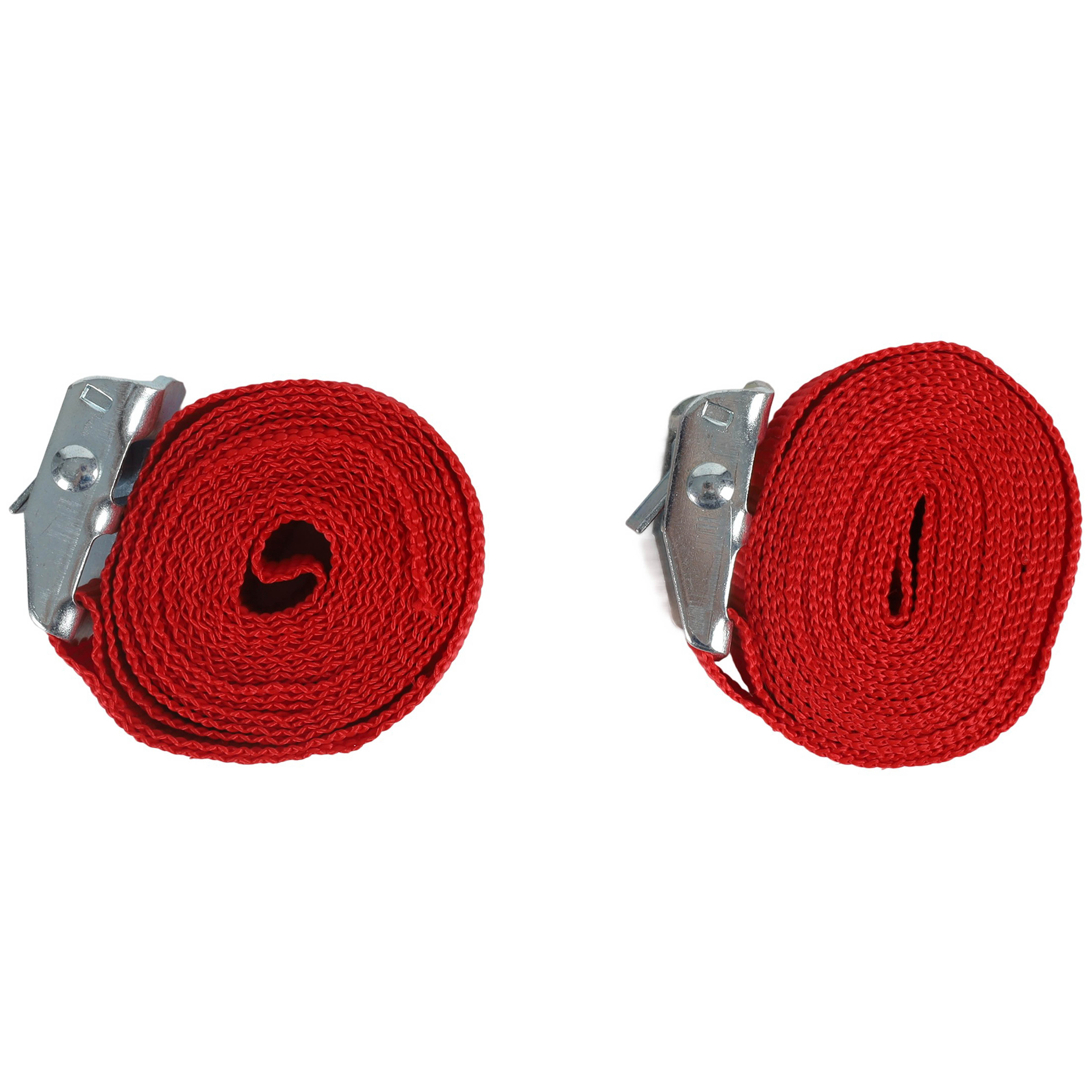 clever pick 2-teiliges Spanngurt-Set - rot - 250 cm