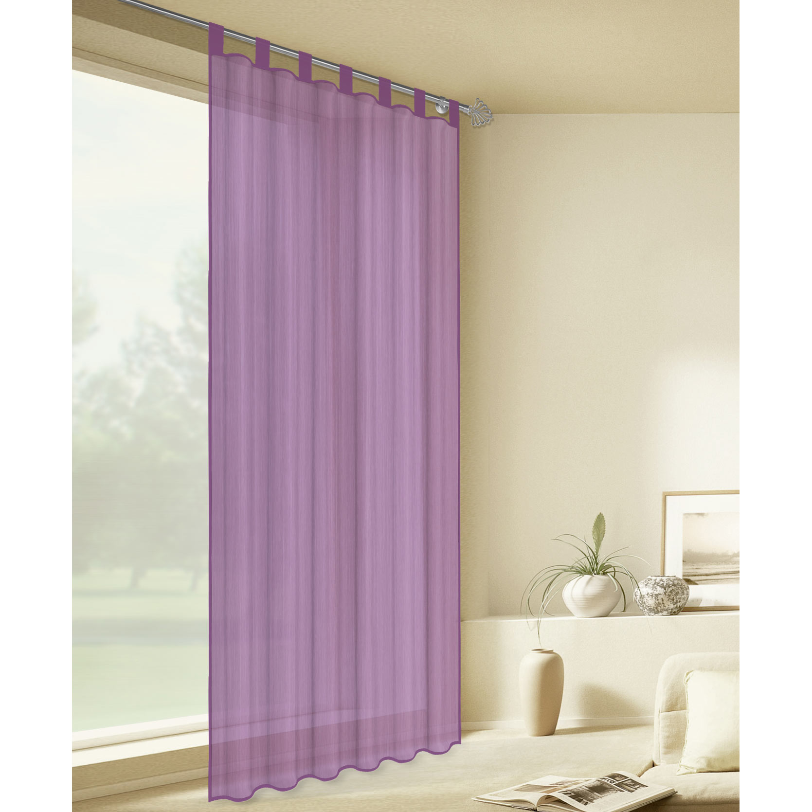 clever pick Schlaufenschal - flieder - 140x225 cm