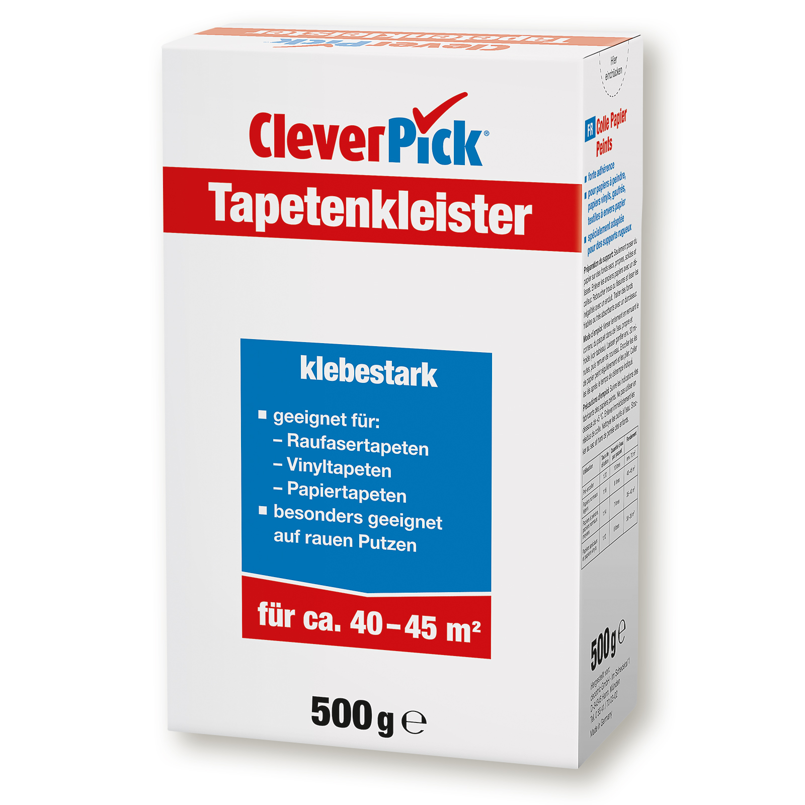 clever pick Tapetenkleister - klebestark - 500 g