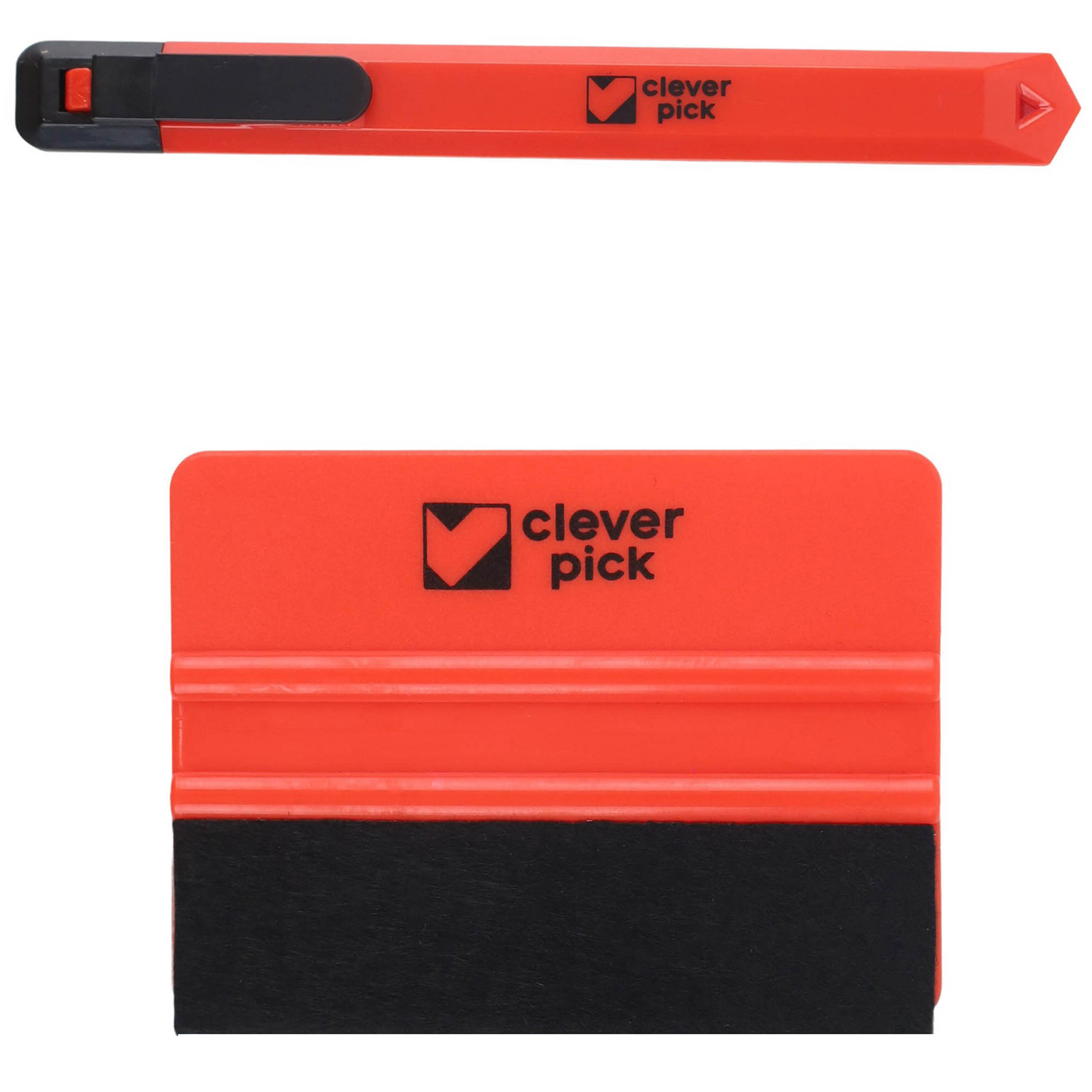 clever pick Verarbeitungsset für Selbstklebefolien - rot-schwarz - 2-teilig