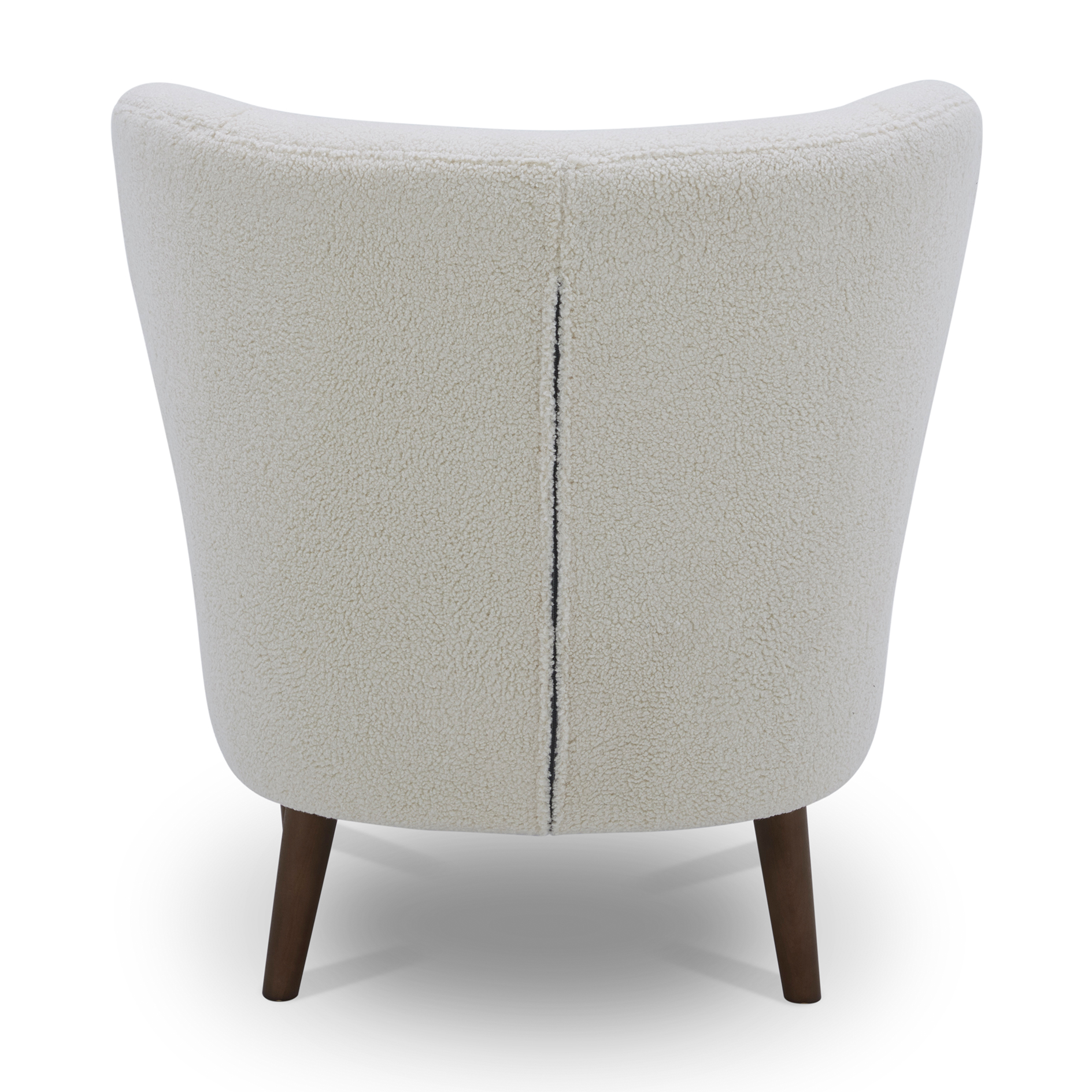 Cocktailsessel - beige - Teddystoff