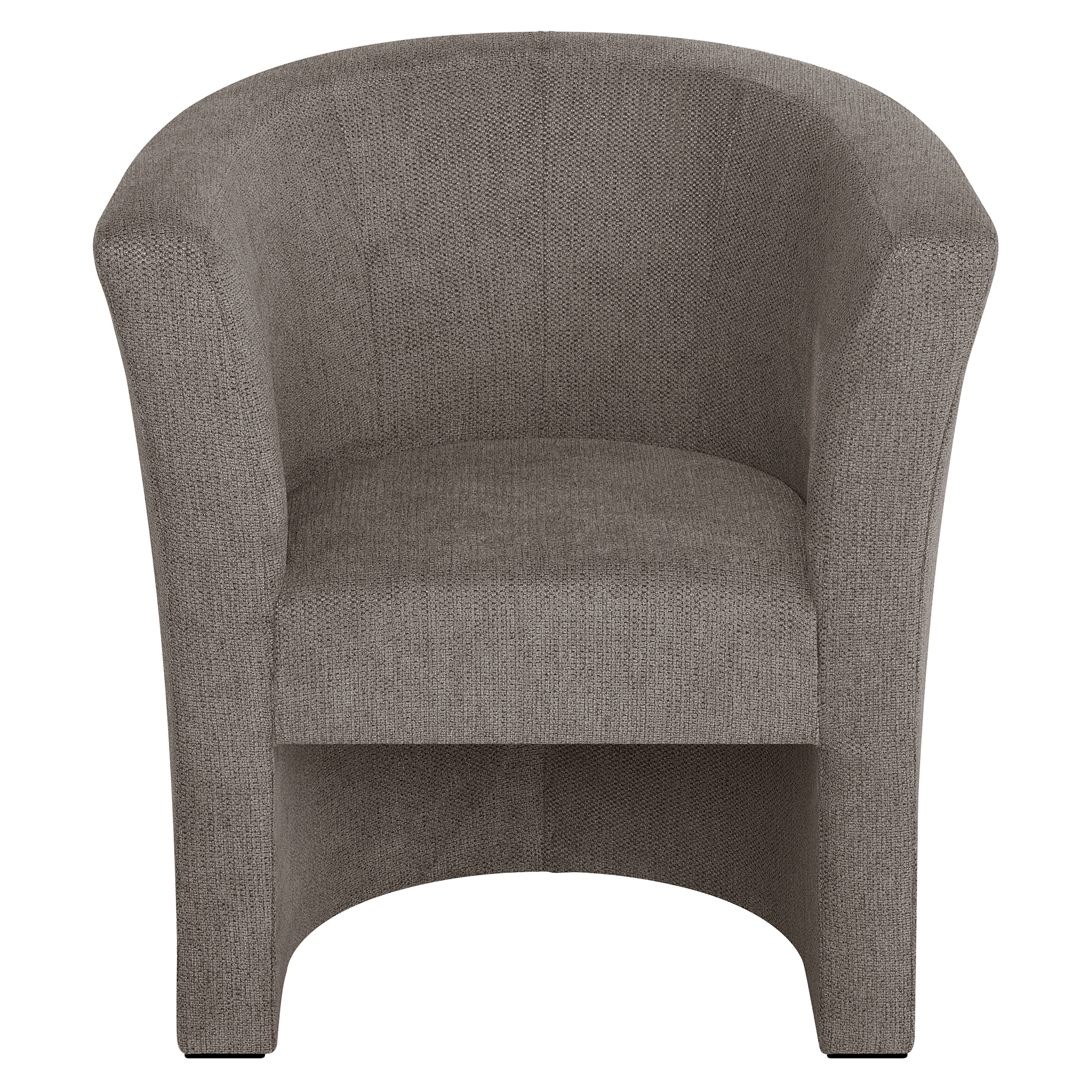 Cocktailsessel - mocca - 76 cm hoch