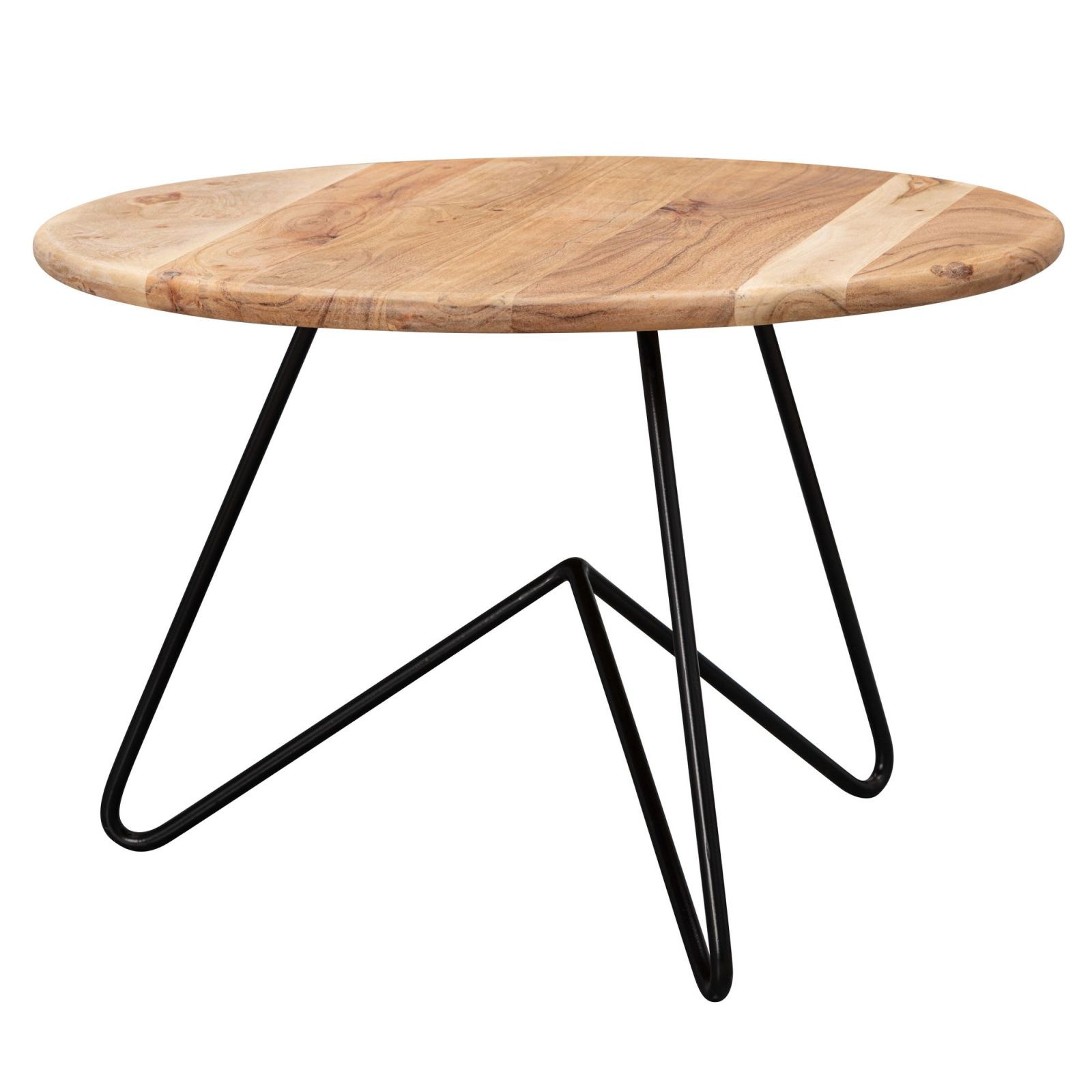 Couchtisch - Akazie massiv - Ø 60 cm