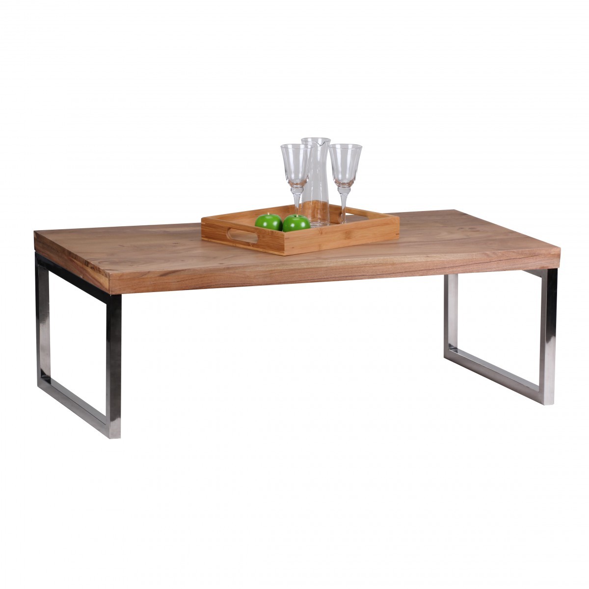 Couchtisch - Akazie massiv lackiert - 120x60 cm