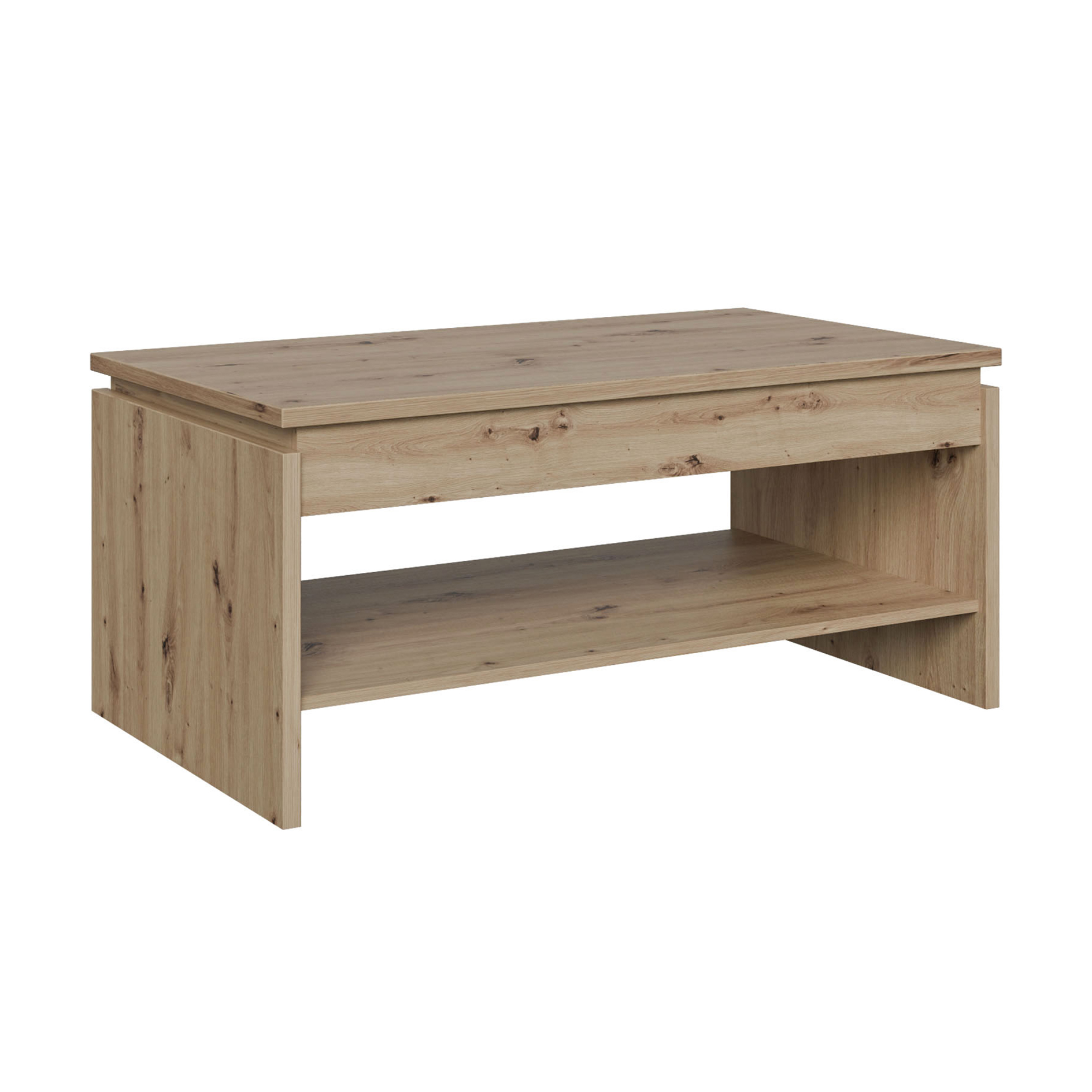 Couchtisch - Artisan Eiche - hochklappbar
