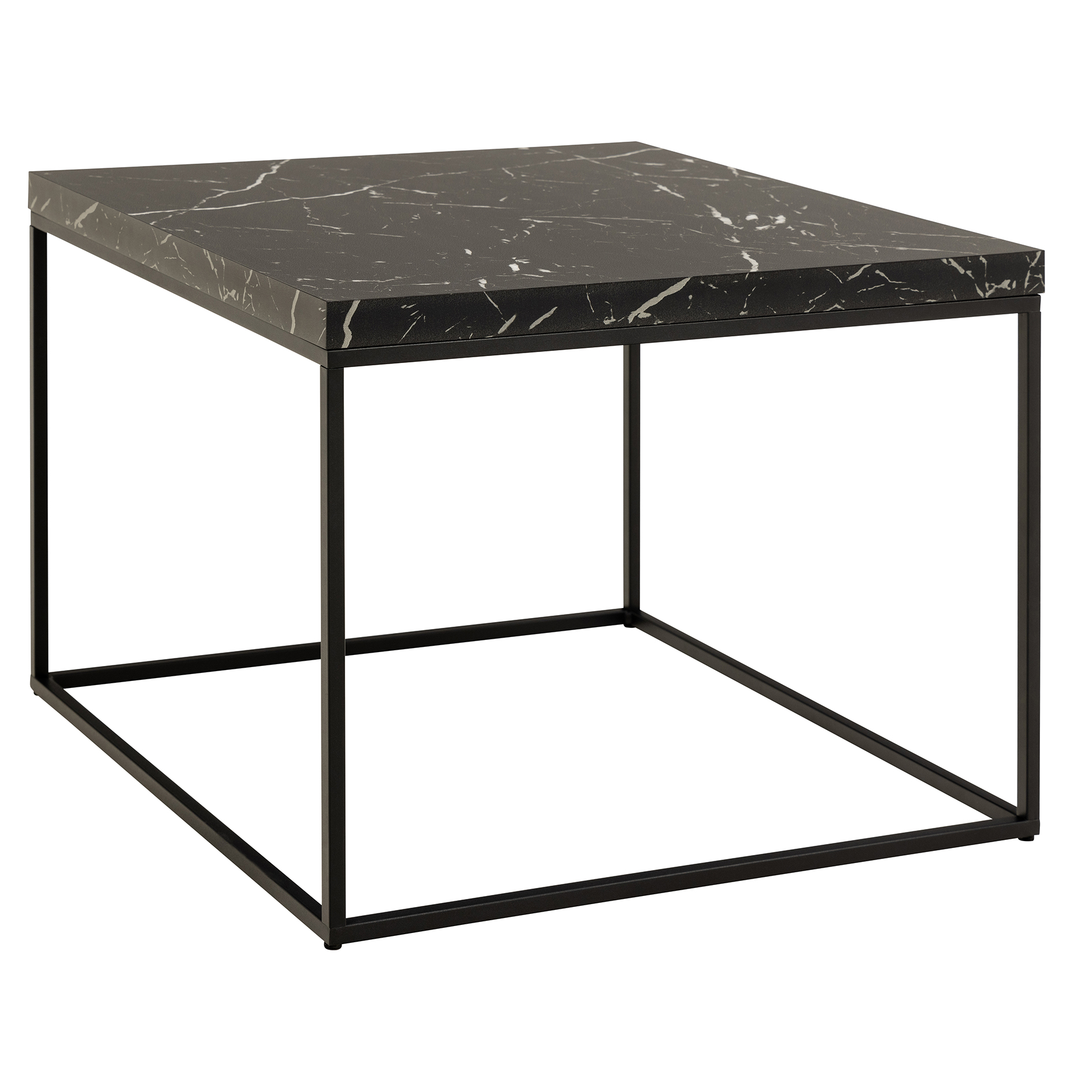Couchtisch BAROSSA - schwarz- schwarz matt - 60 cm