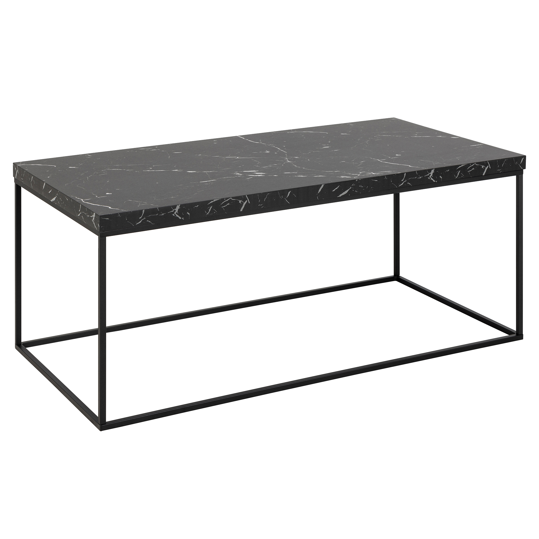 Couchtisch BAROSSA - schwarz-schwarz matt - 110 cm