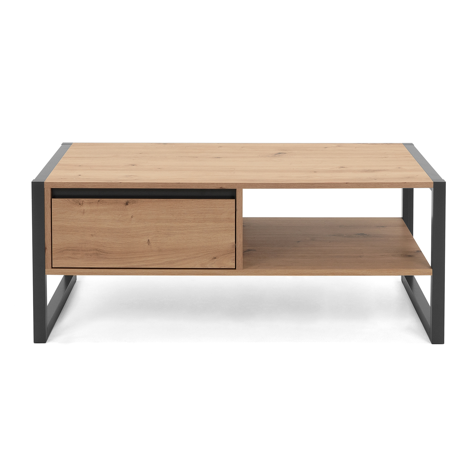 Couchtisch DENVER - Artisan Eiche - anthrazit - 100x55 cm