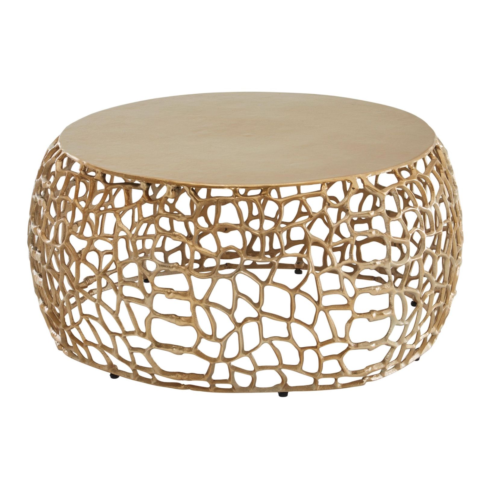 Couchtisch - Gold - 66x30x66 cm