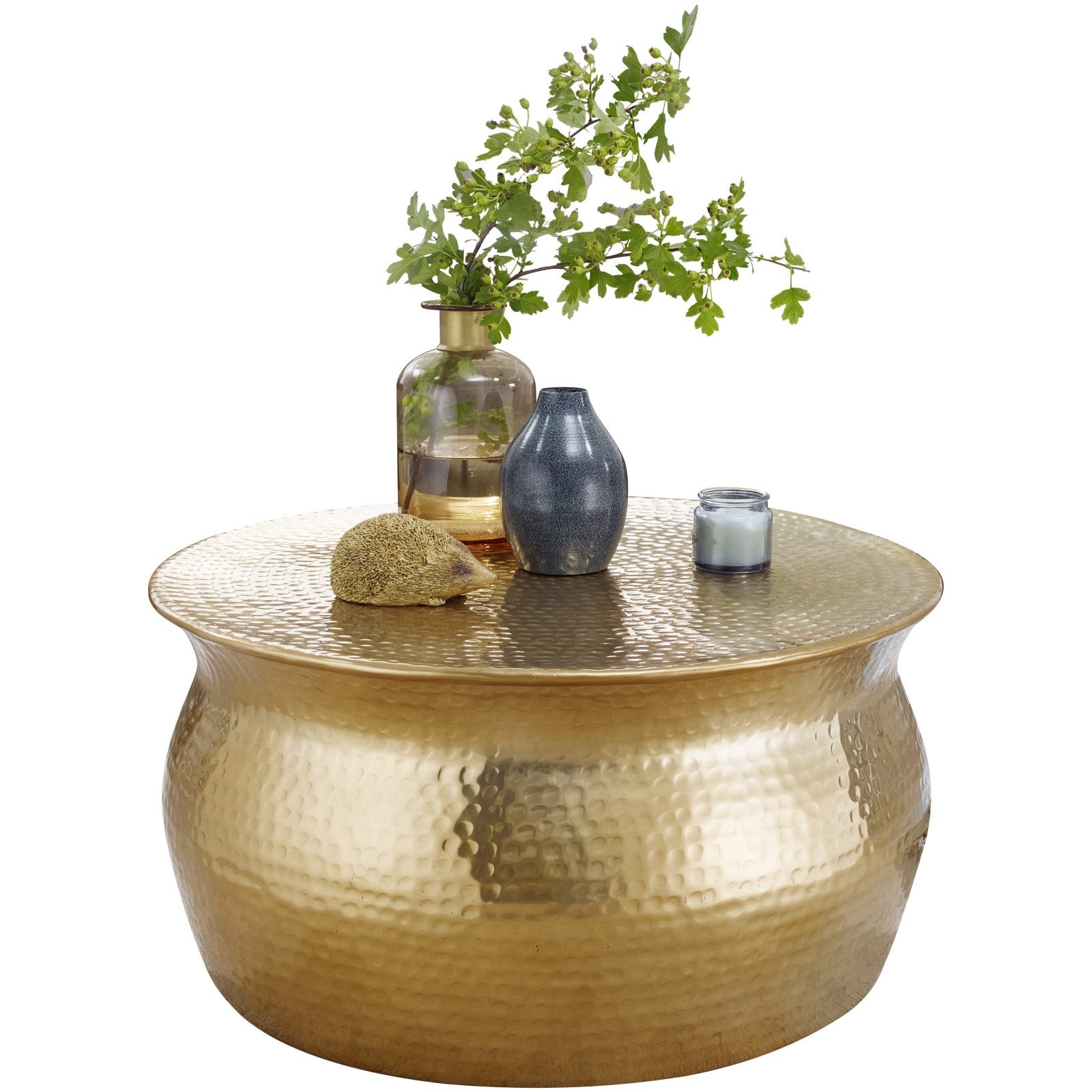 Couchtisch - gold - Aluminium