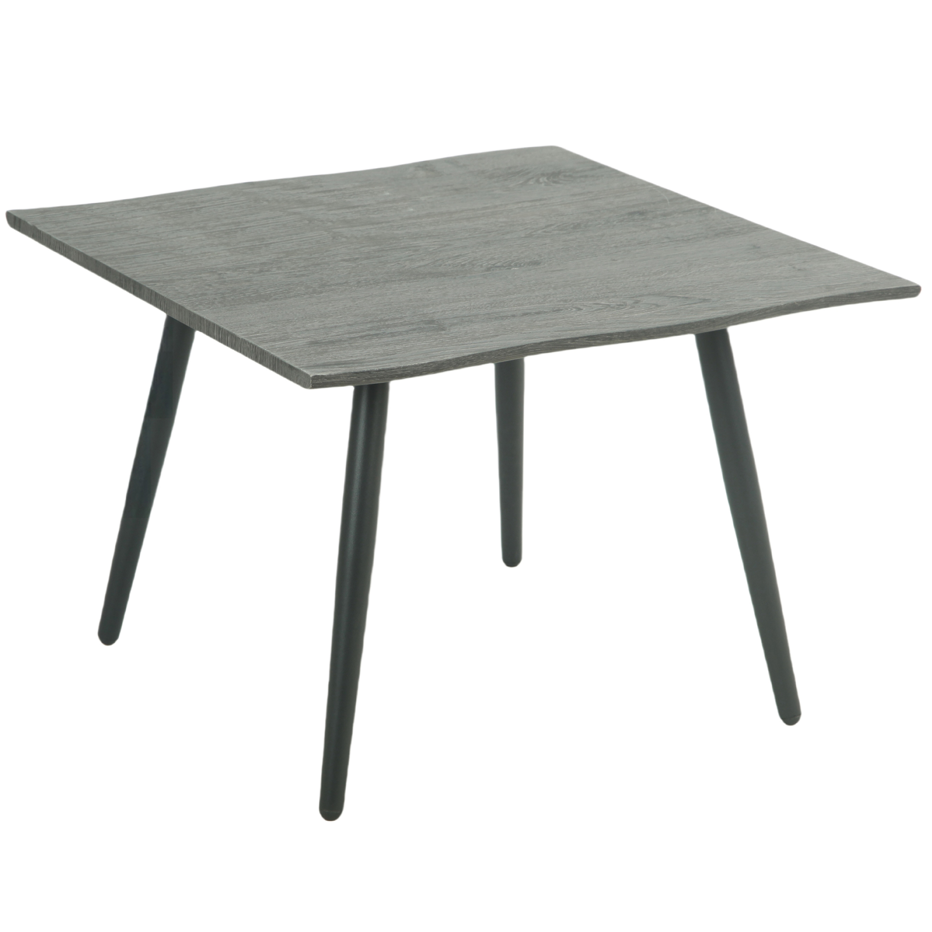 Couchtisch - grau-schwarz - 60x60 cm