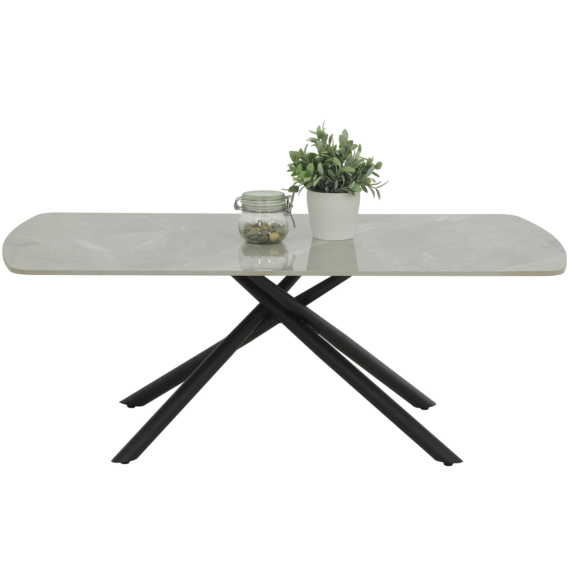 Couchtisch - grau - Sintered Stone - 120 cm