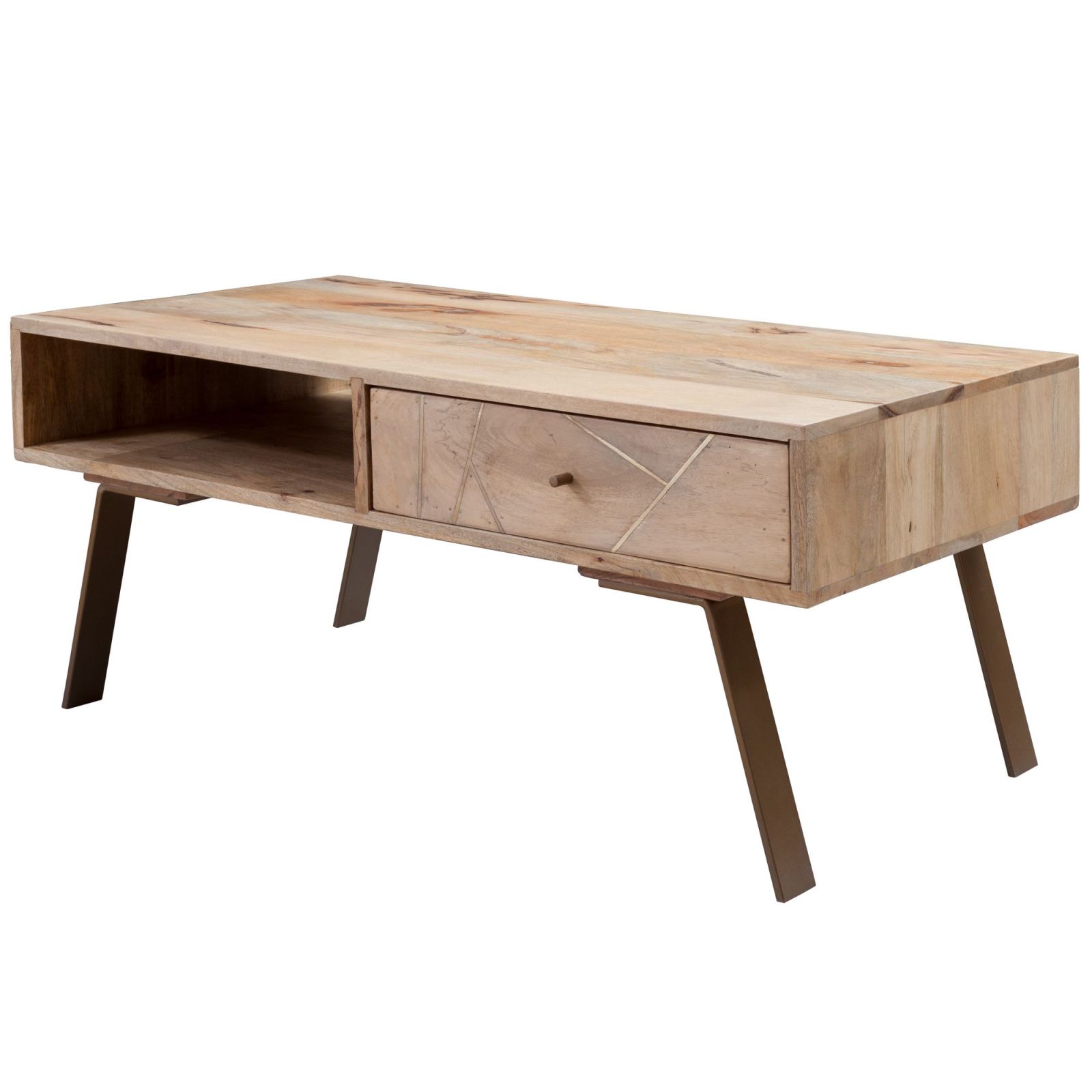 Couchtisch - Mango massiv - 95 cm