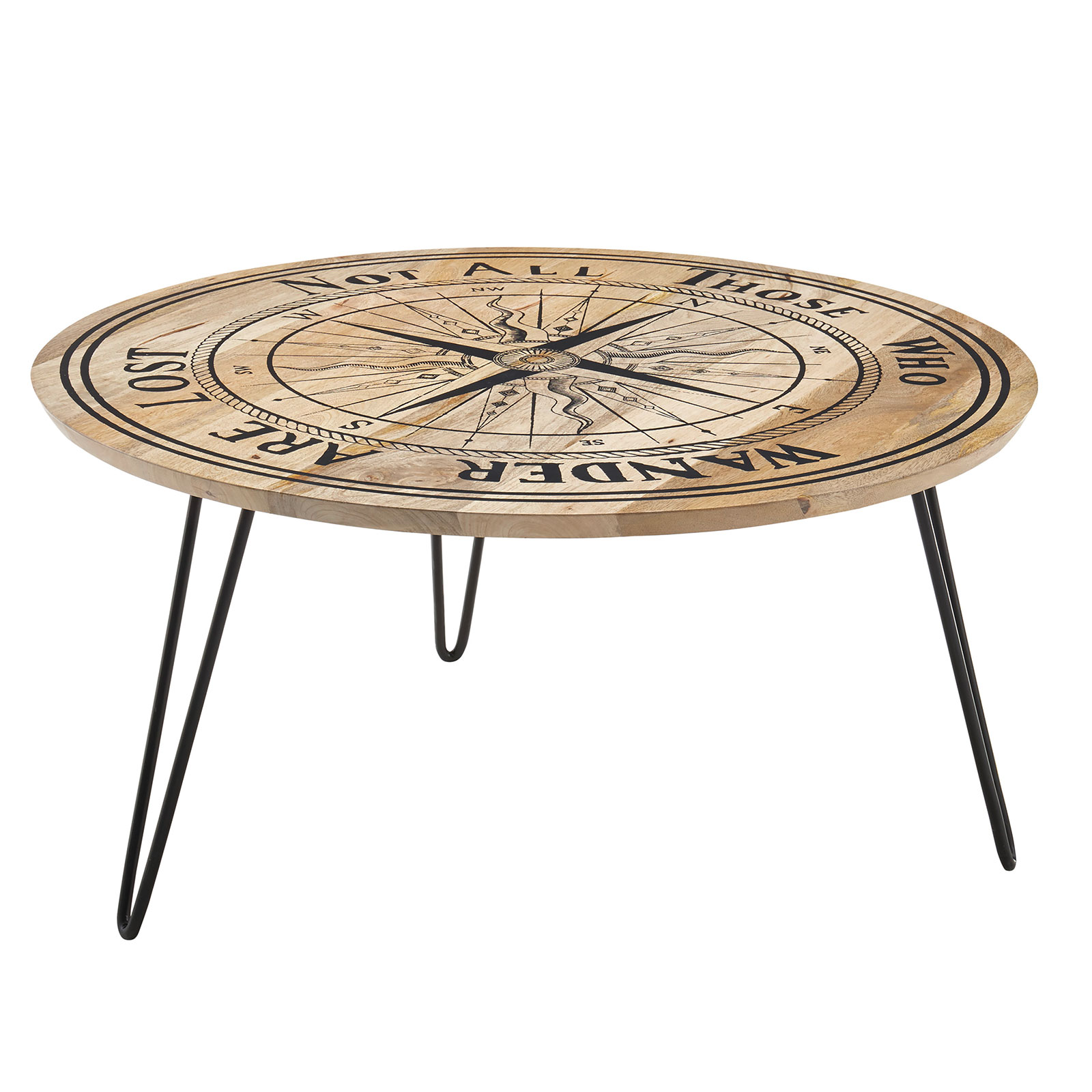 Couchtisch - Mango Massivholz - 90 cm