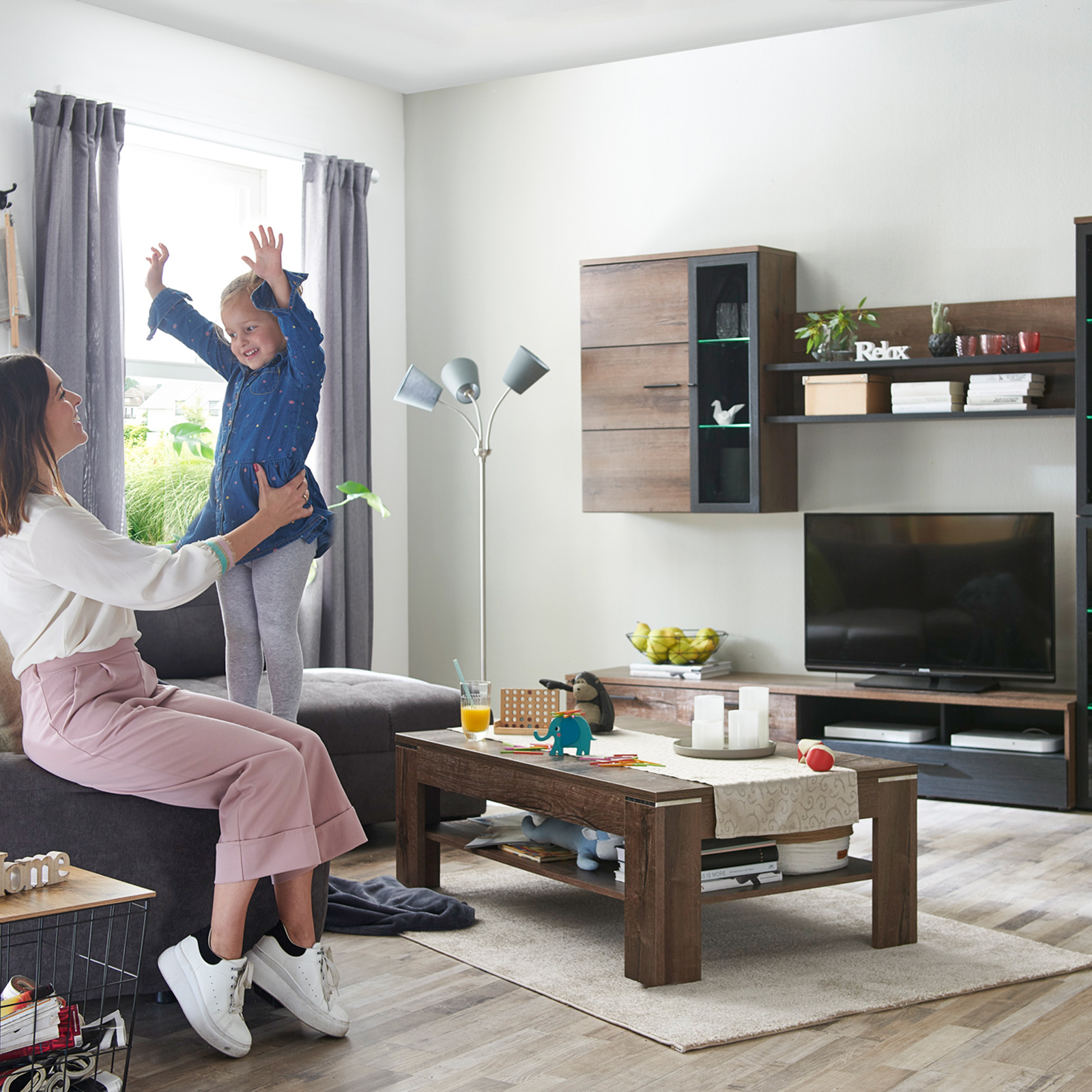 Couchtisch - Schlammeiche - 120 cm breit