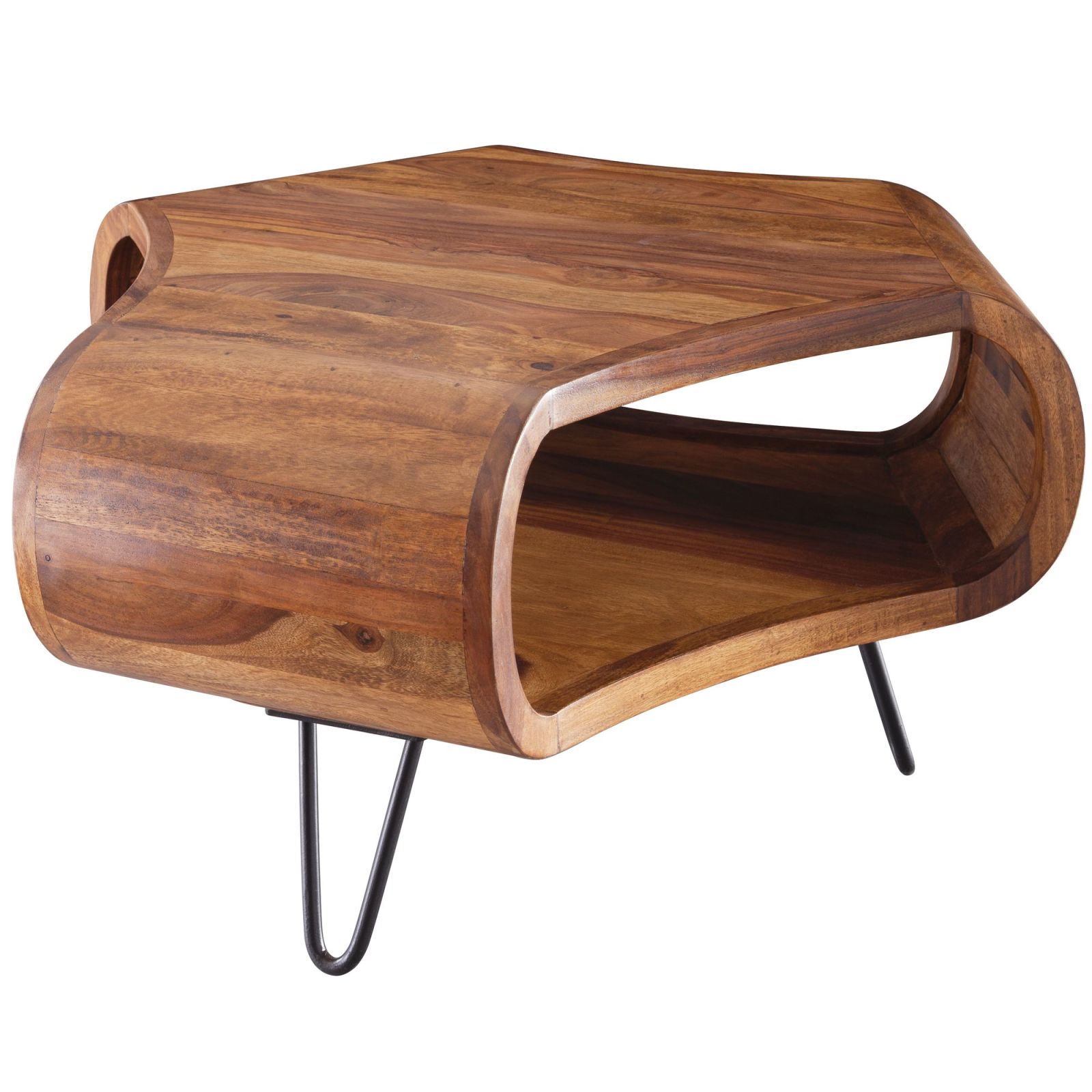 Couchtisch - Sheesham massiv - 55 cm