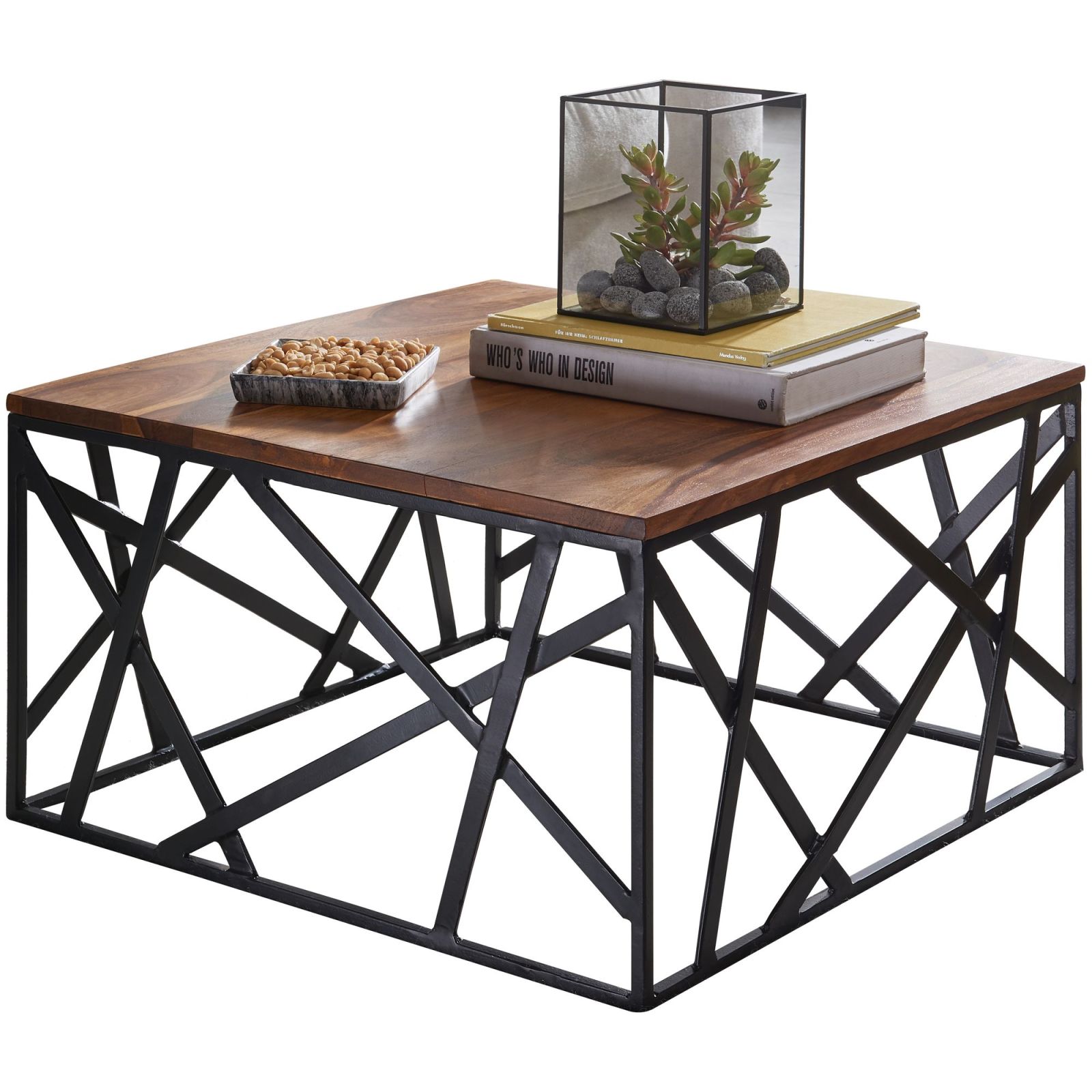Couchtisch - Sheesham massiv - 60 cm