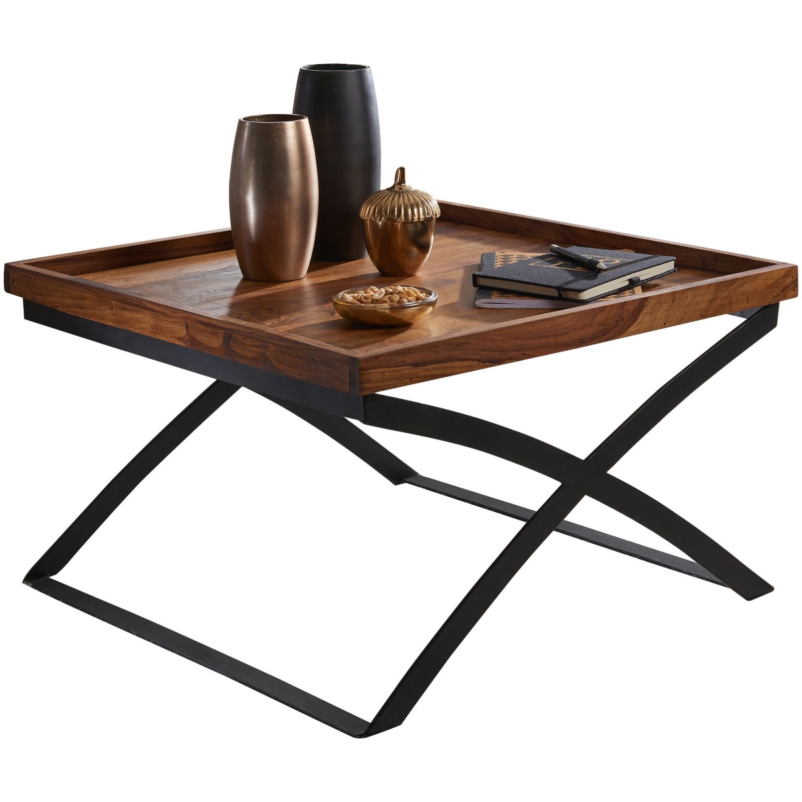 Couchtisch - Sheesham massiv - 63 cm
